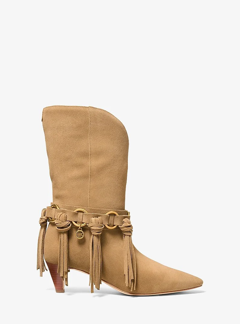Daniela Fringe Suede Boot - 1