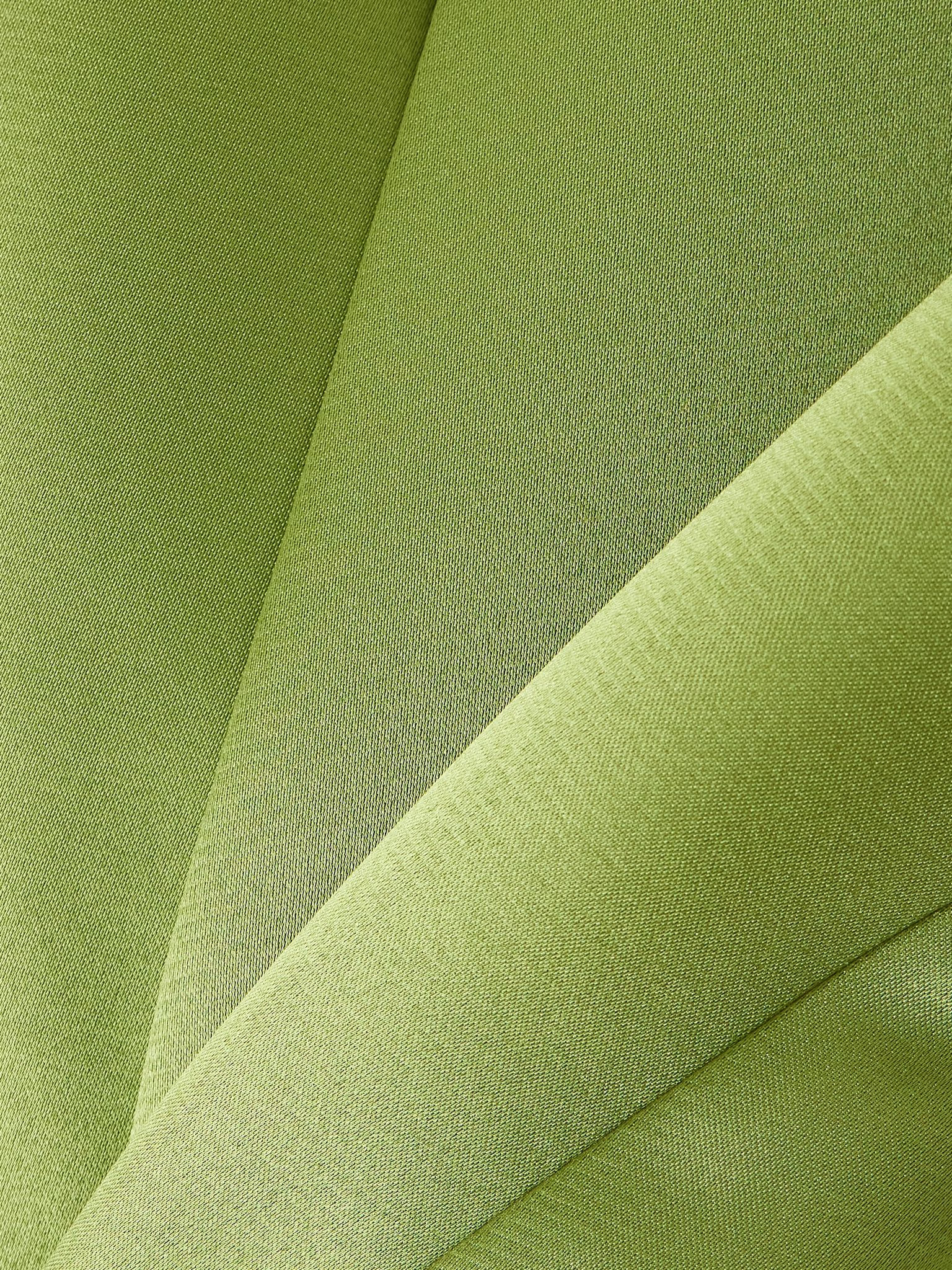 Trixie paneled duchesse-satin top Green - 4