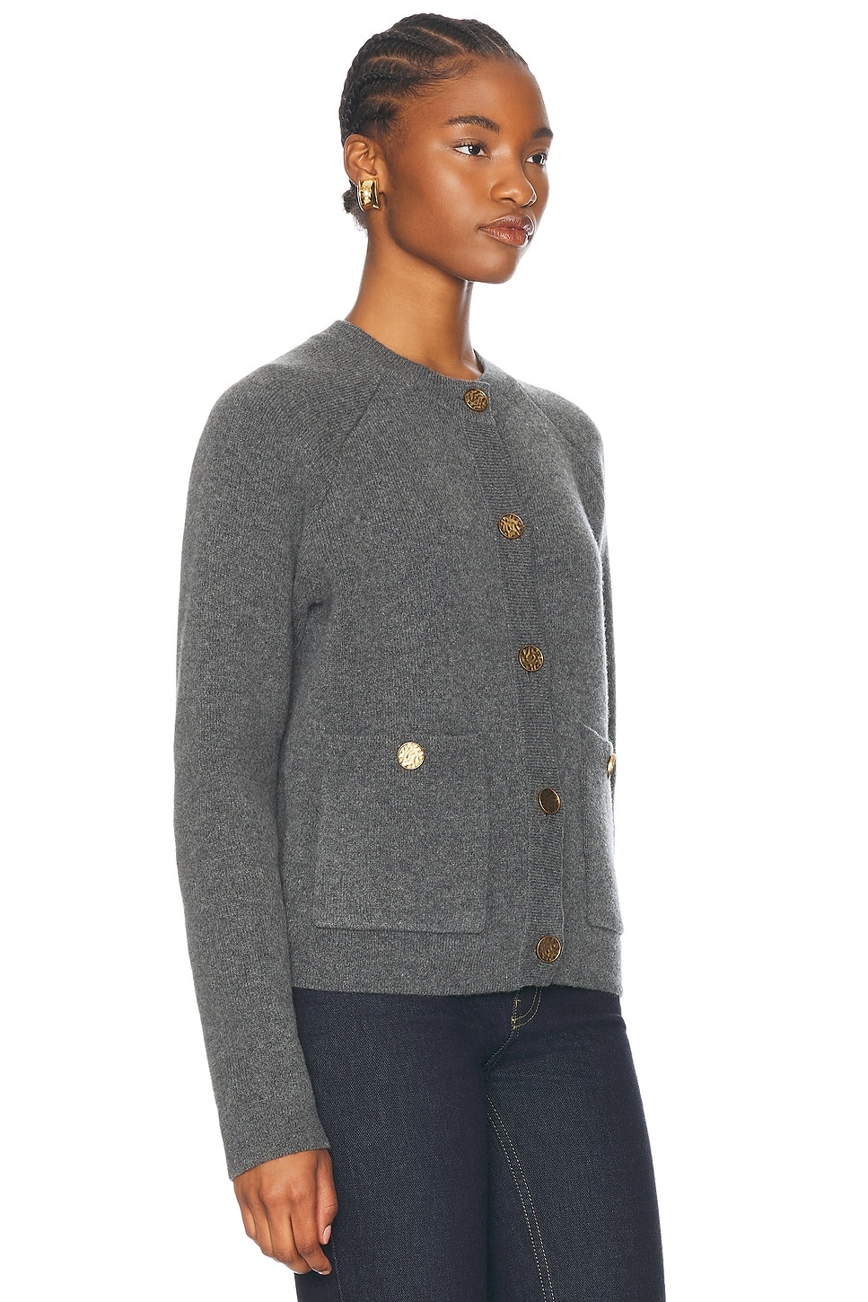 Hammered Button Cardigan - 2