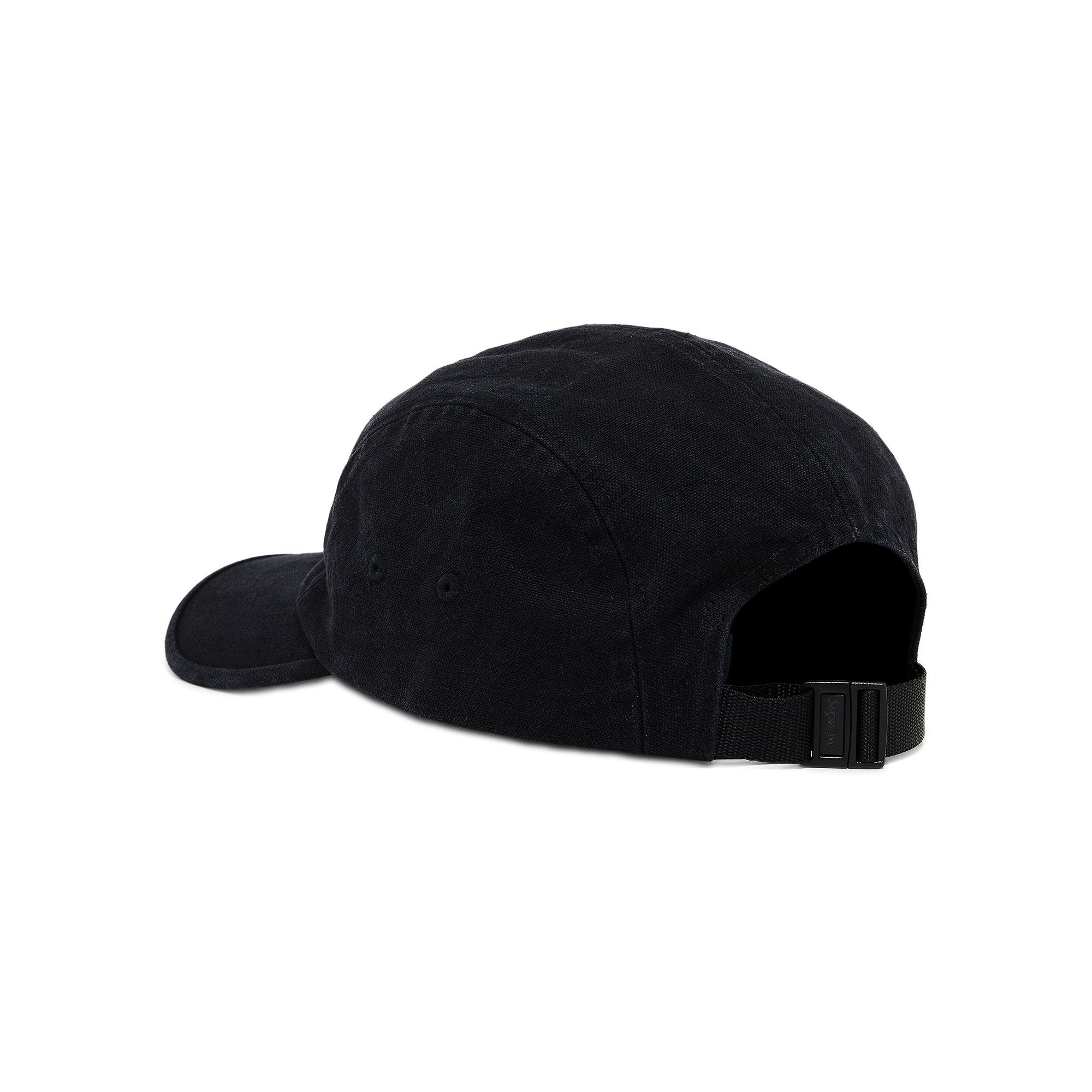 Supreme Washed Canvas Camp Cap 'Black' - 3