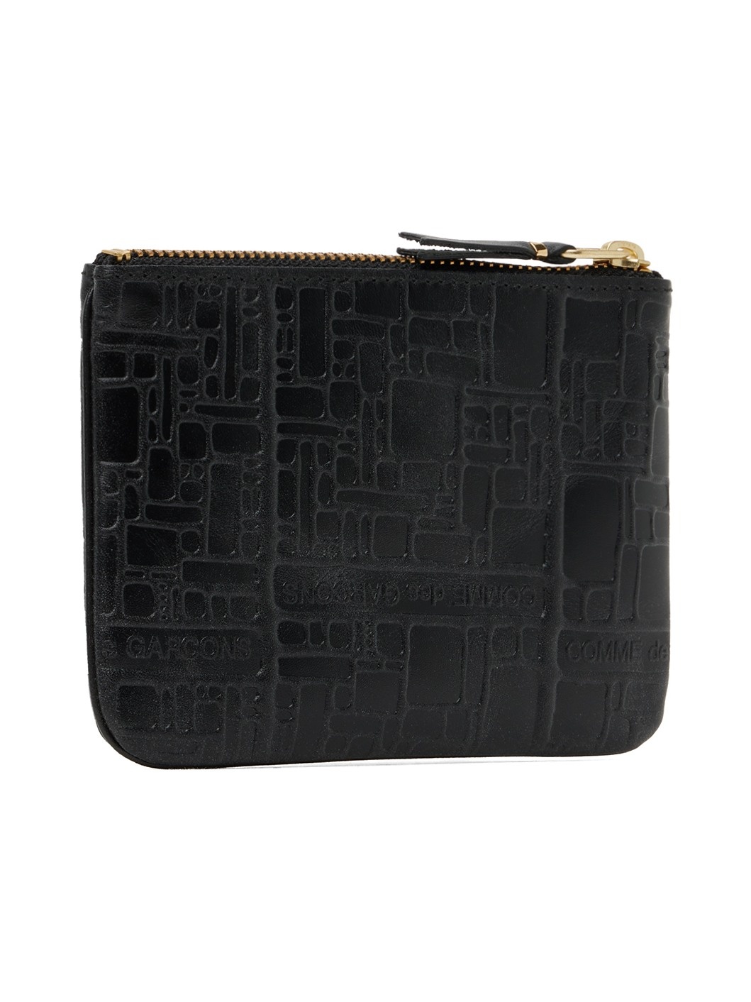 Black Embossed Pouch - 3