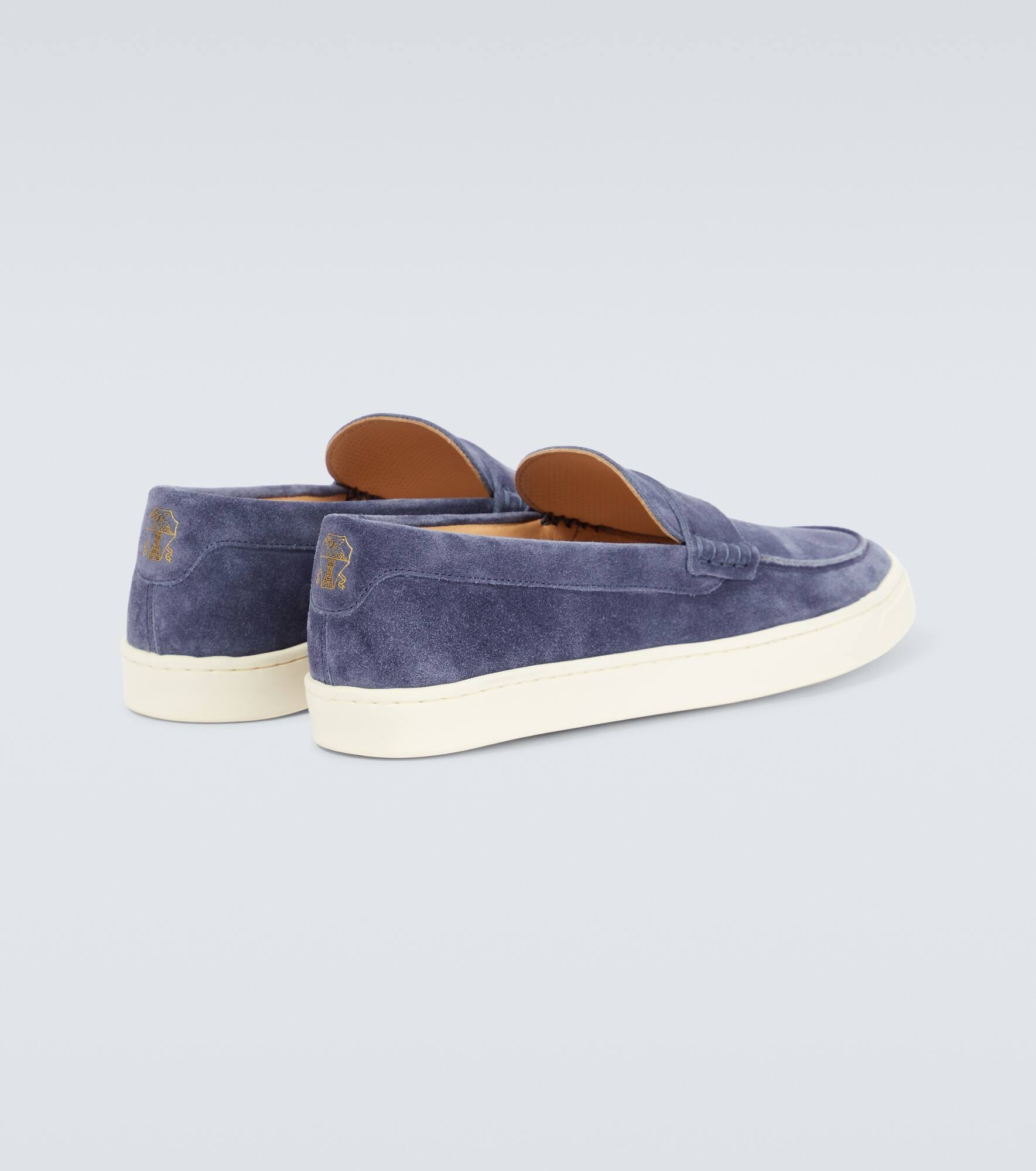 Suede penny loafers - 6
