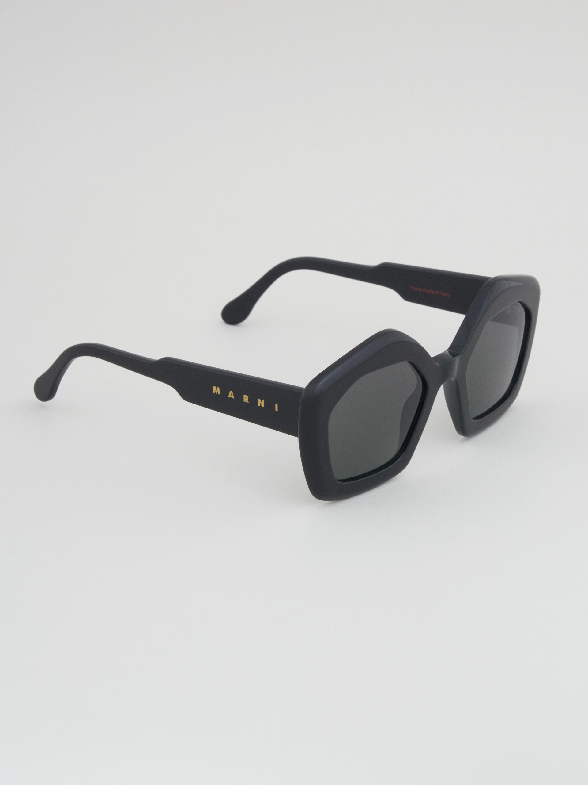 BLACK ACETATE LAUGHING WATERS SUNGLASSES - 2