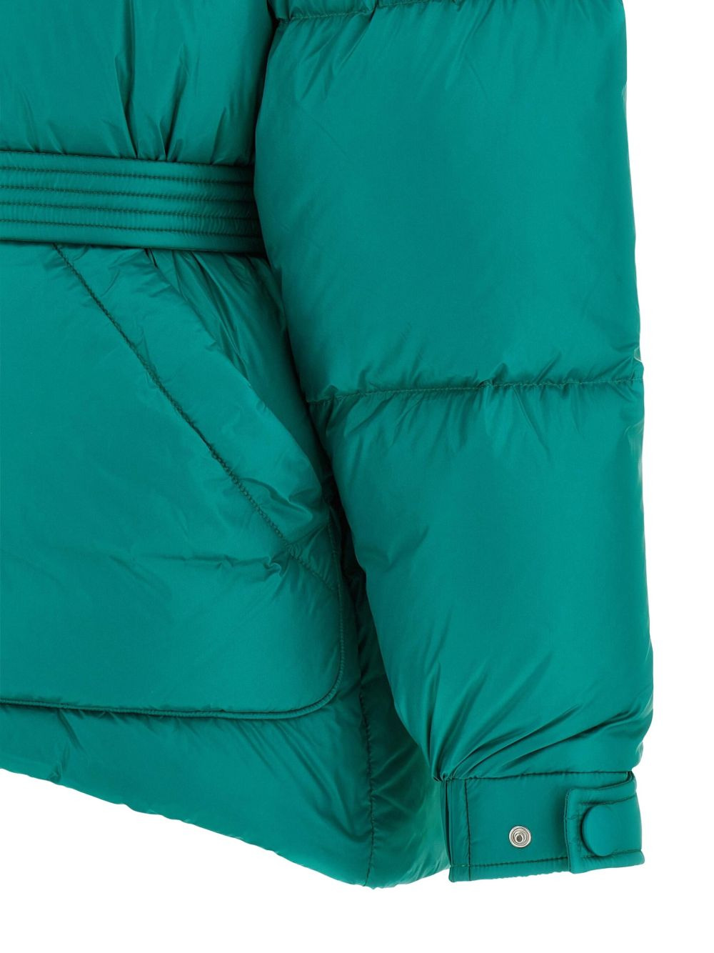 quilted belted jacket - 3