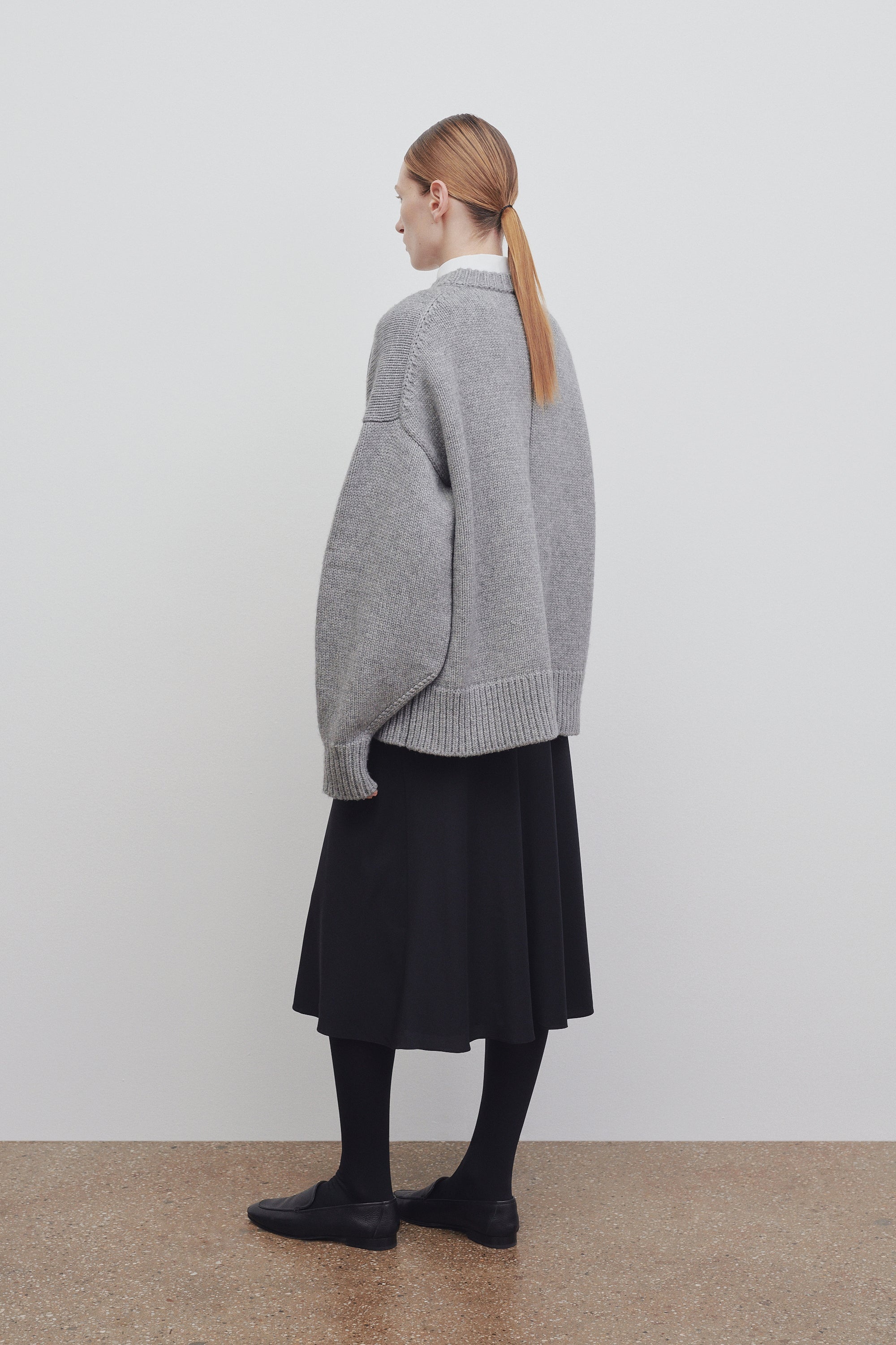スカート The Row Medela Midi Skirt In Silk The Row Medela Skirt in Silk | REVERSIBLE