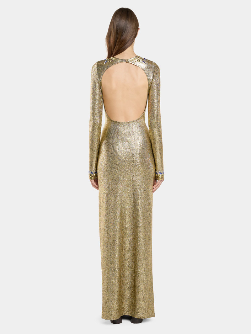 LONG DRESS IN LUREX JERSEY 7