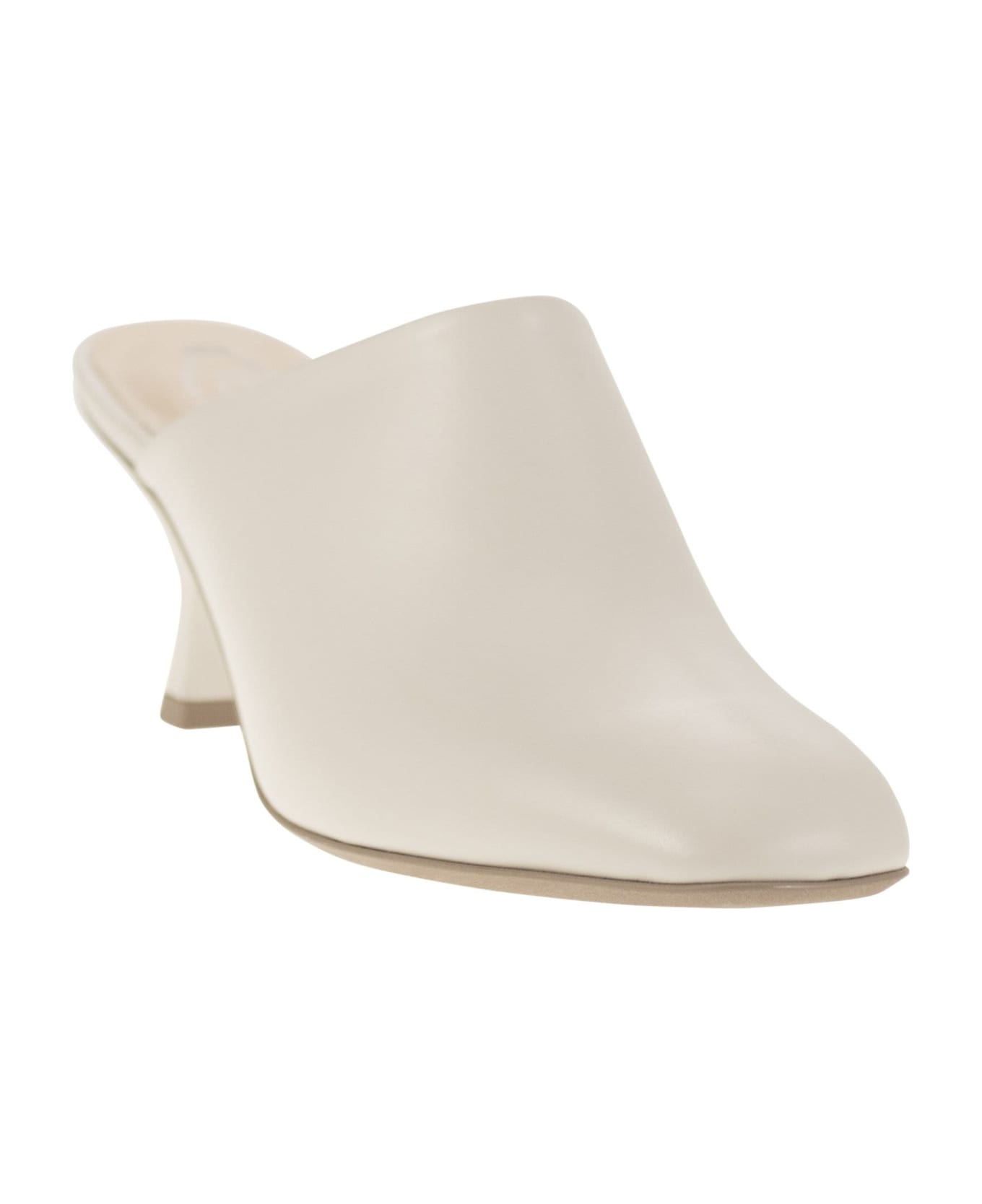 Leather Sabot - 2
