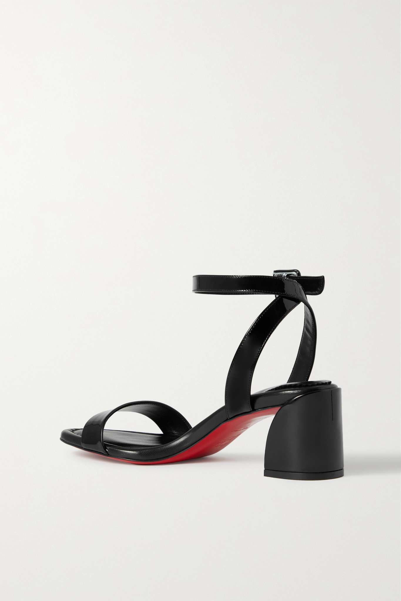 Christian Louboutin Miss Sabina Patent Sandals 85 - Black - 35