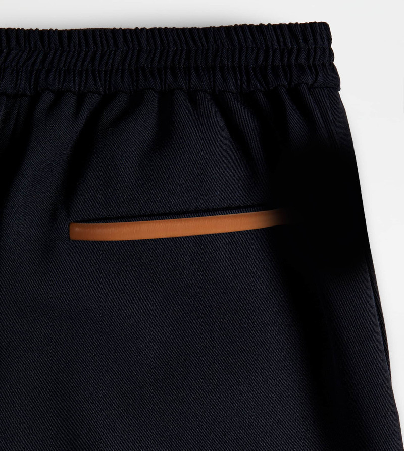 Tod's PANTS IN WOOL - BLUE outlook