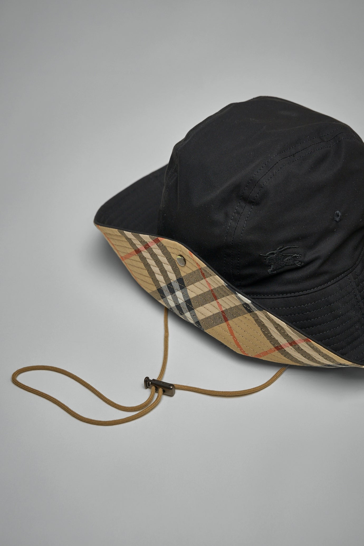 Check Brim Gabardine Hat - 3