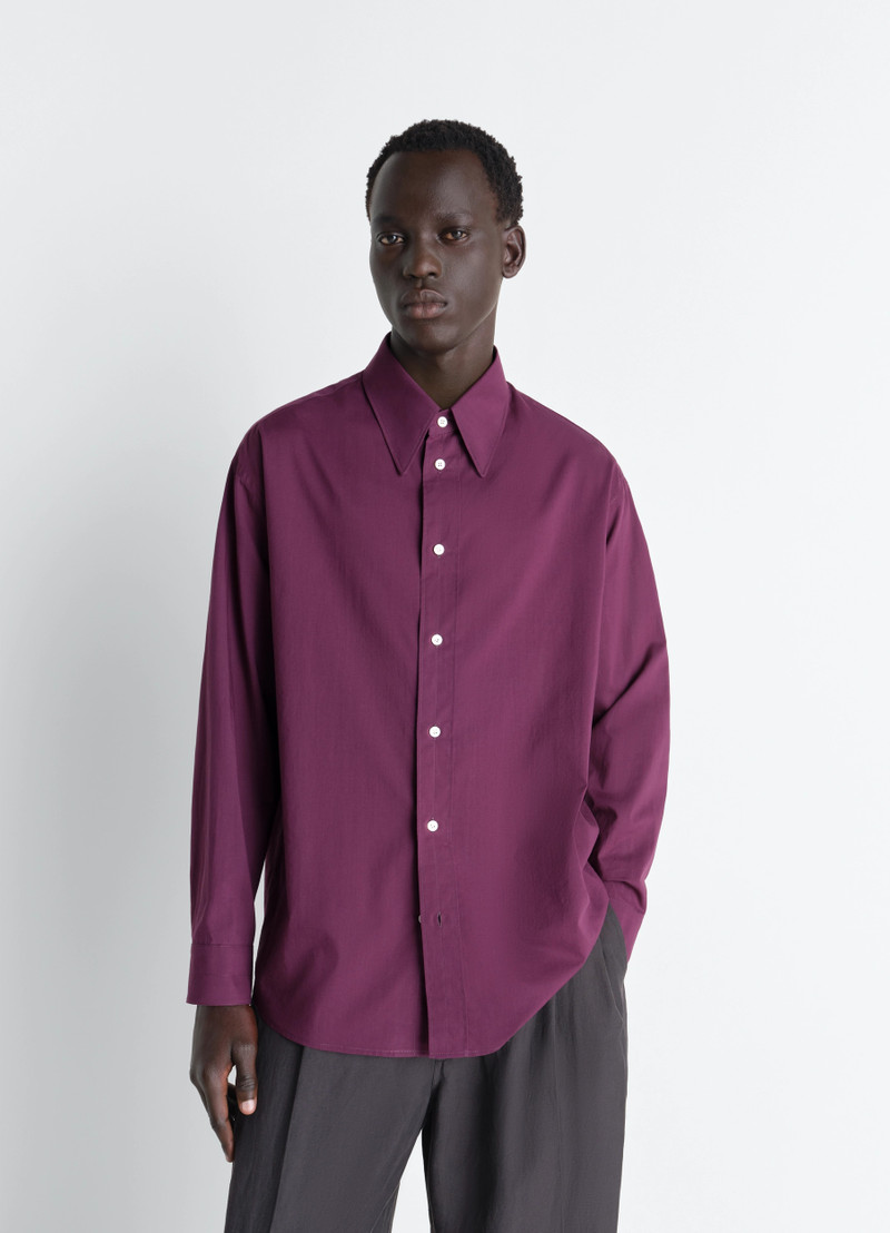 Lemaire SOFT SHIRT IN WASHED COTTON MUSLIN outlook
