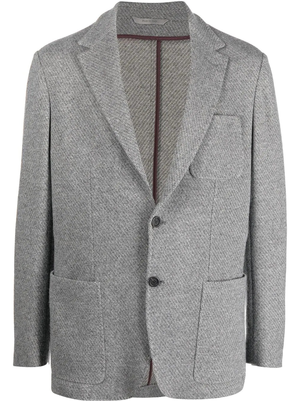 single-breasted tailored blazer - 1