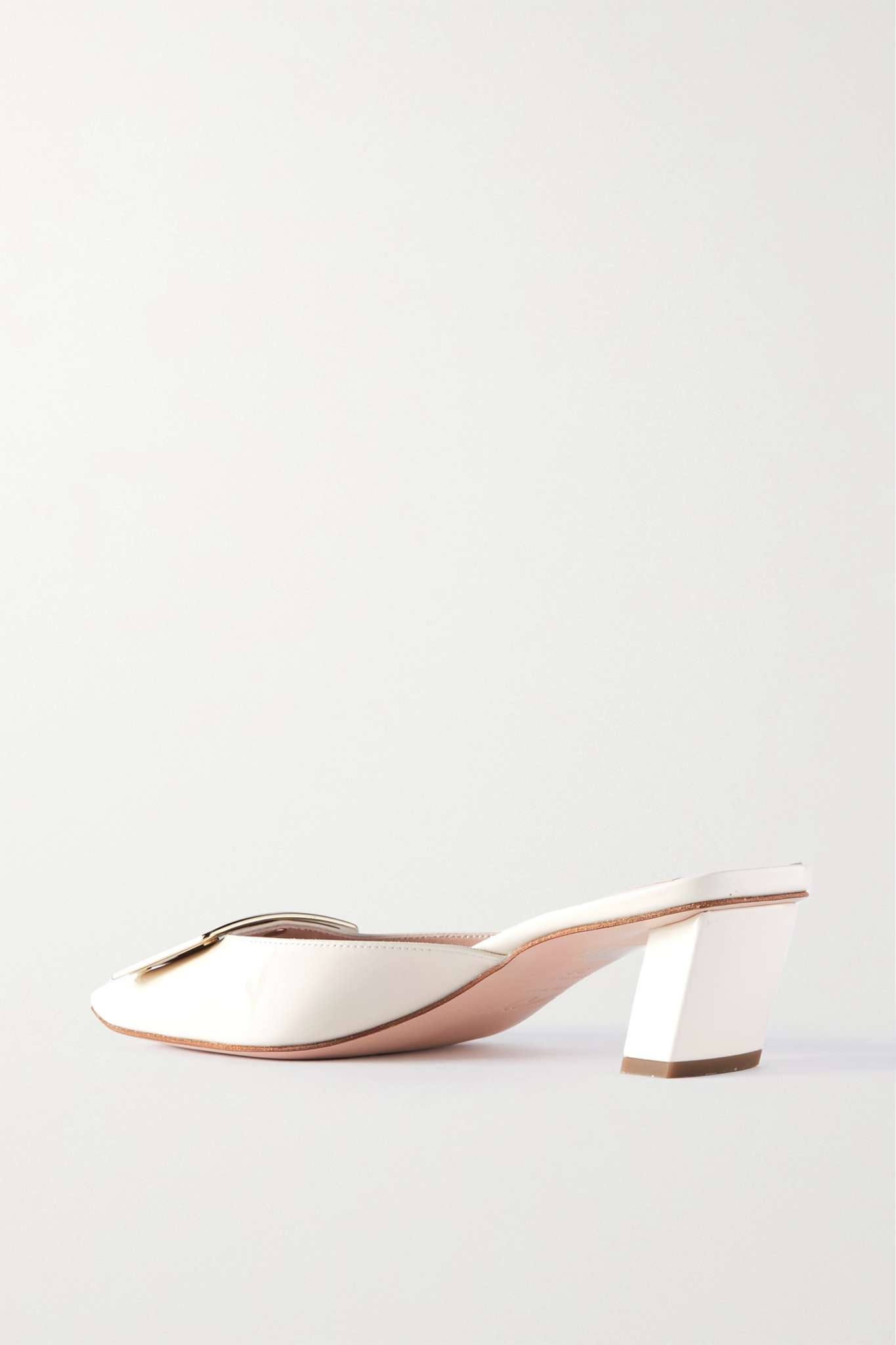 Belle Vivier patent-leather mules - 3