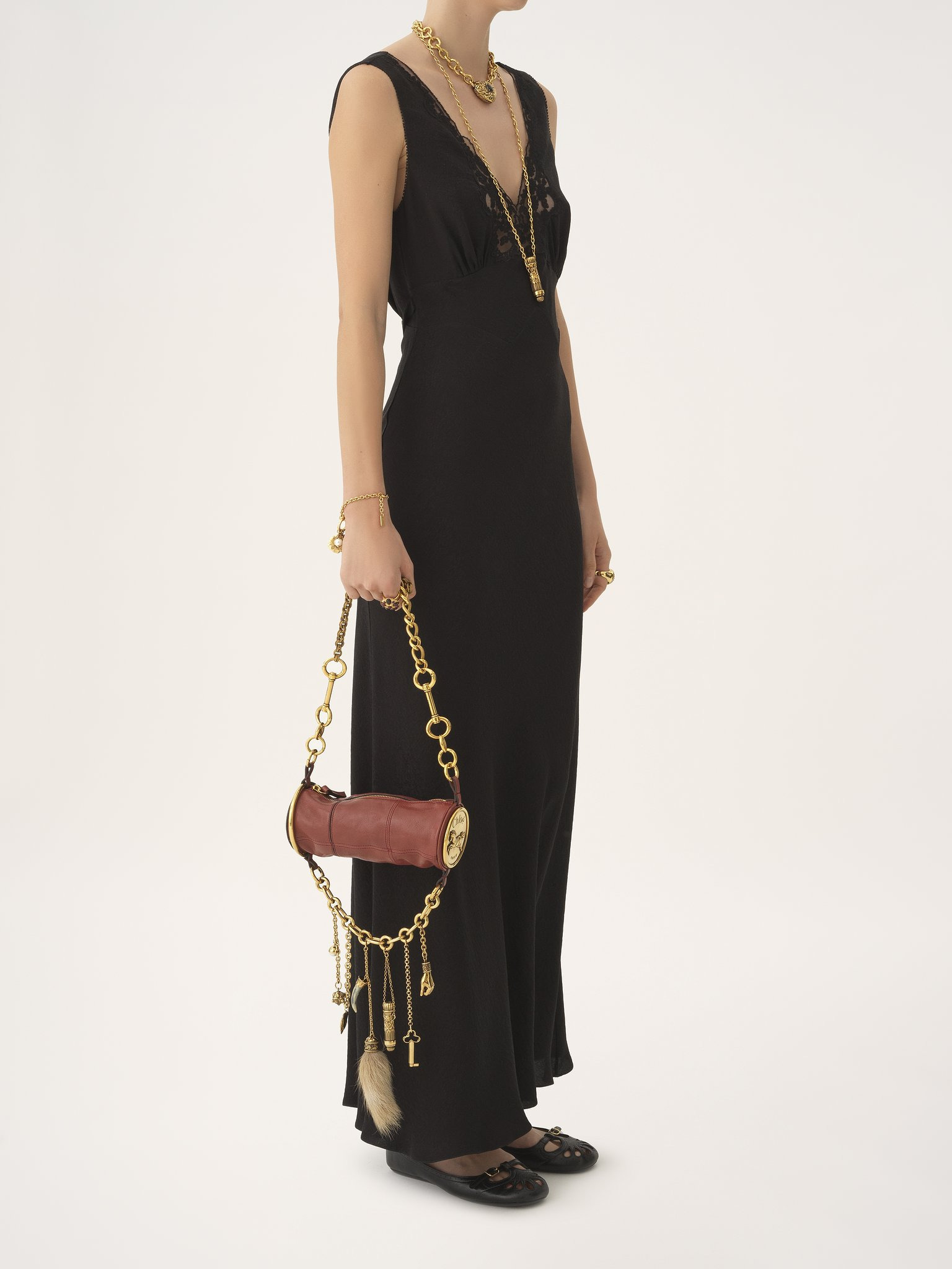 CHÂTEAU TREASURES SHOULDER BAG IN GRAINED LEATHER - 7