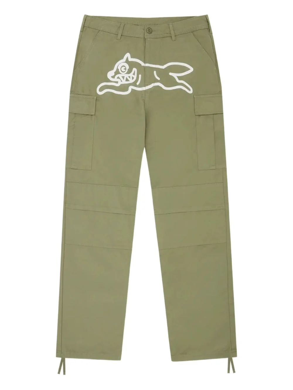 graphic-print cargo trousers - 1