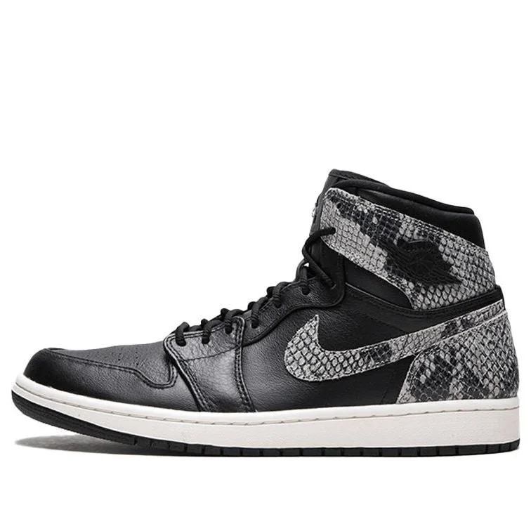 (WMNS) Air Jordan 1 Retro High Premium 'Black Snake' AH7389-014 - 1
