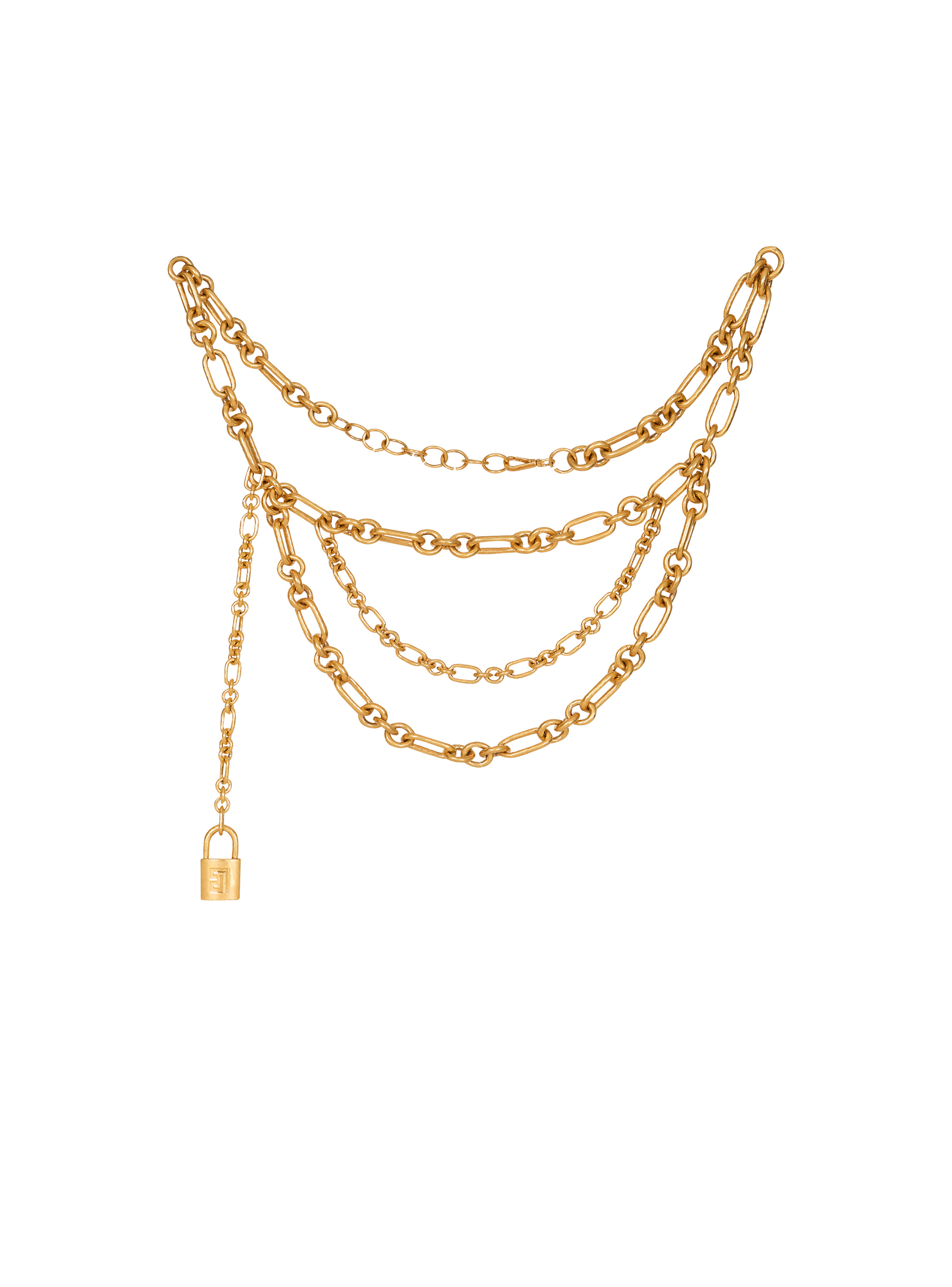 Sync brass chain belt - 3