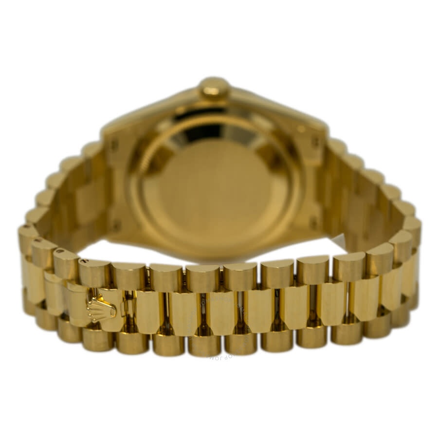 Rolex Day-Date Champagne  Automatic 18kt Yellow Gold Ladies  Watch118208CSP - 6