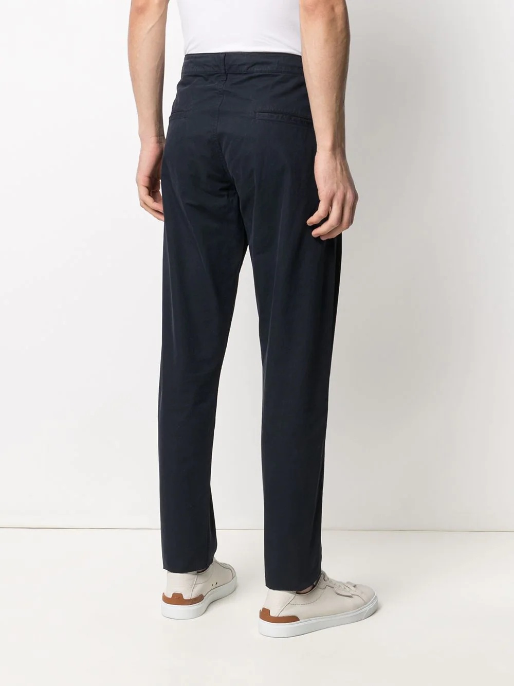 straight-leg cotton trousers - 4