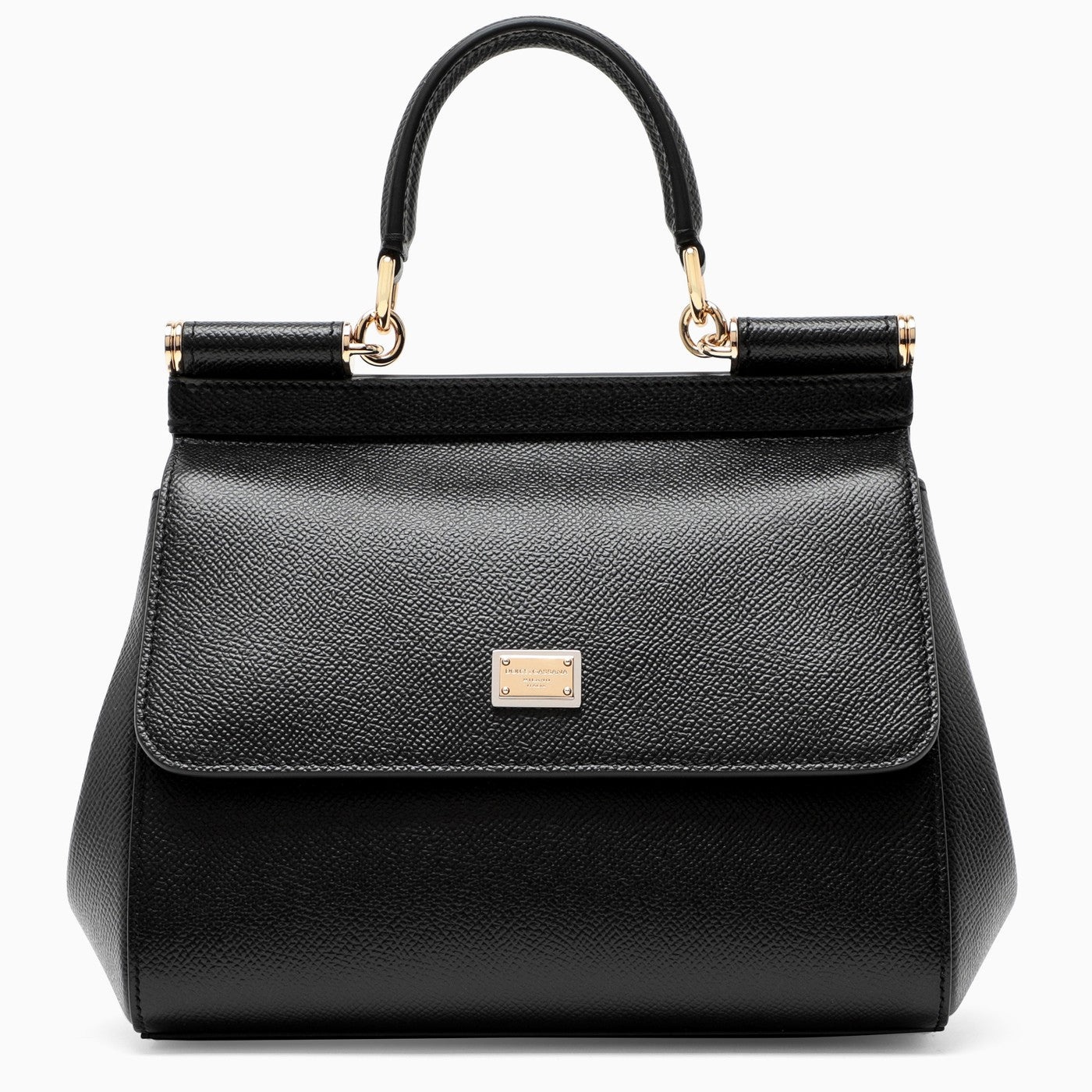 Dolce&Gabbana Black Sicily Small Handbag - 1
