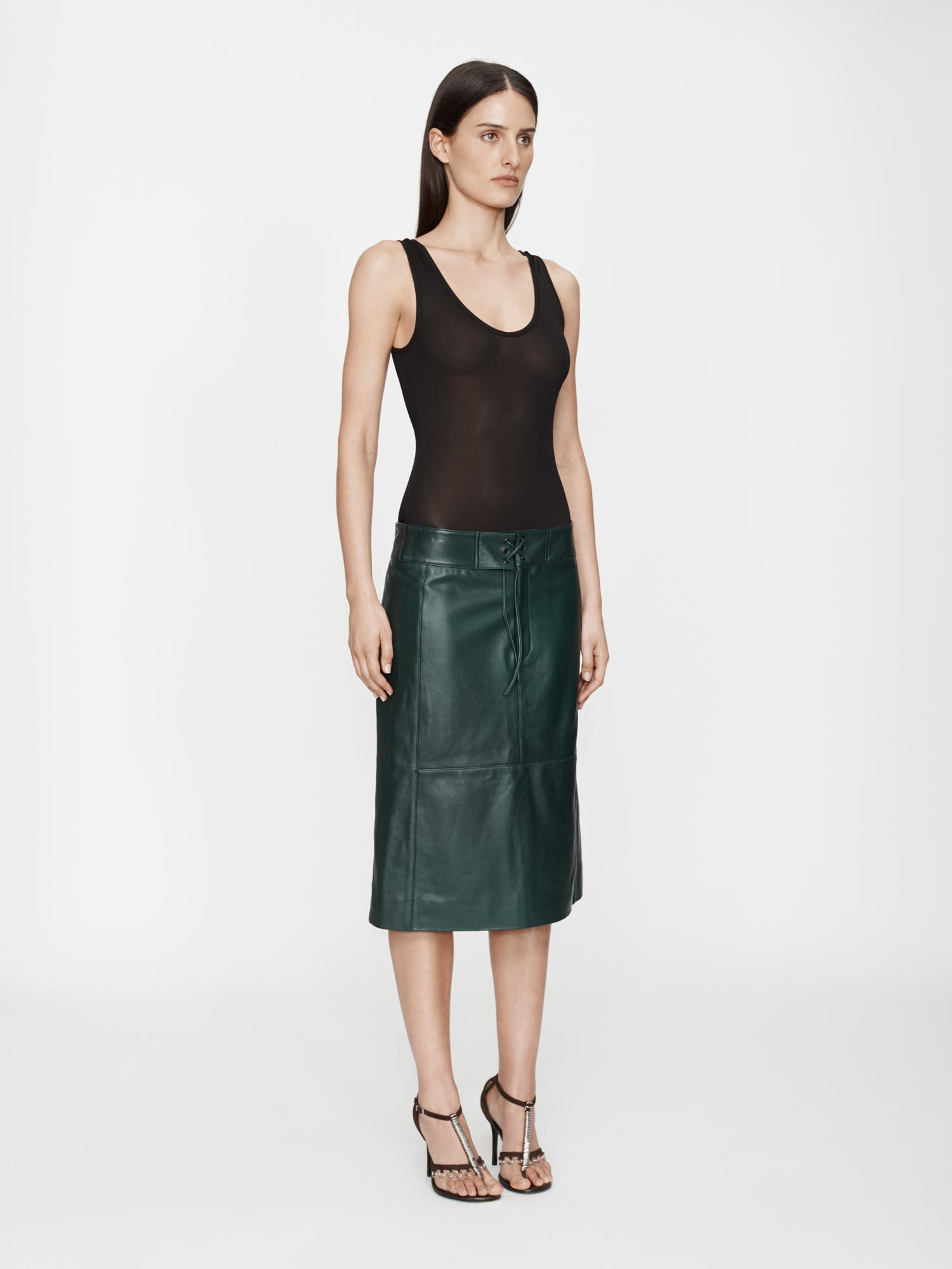 Eddie Leather Skirt - 6