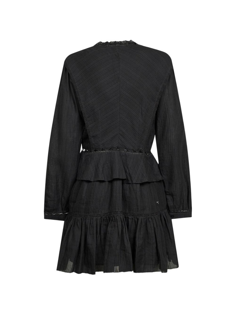 Isabel Marant Étoile lace trim ruffled dress outlook