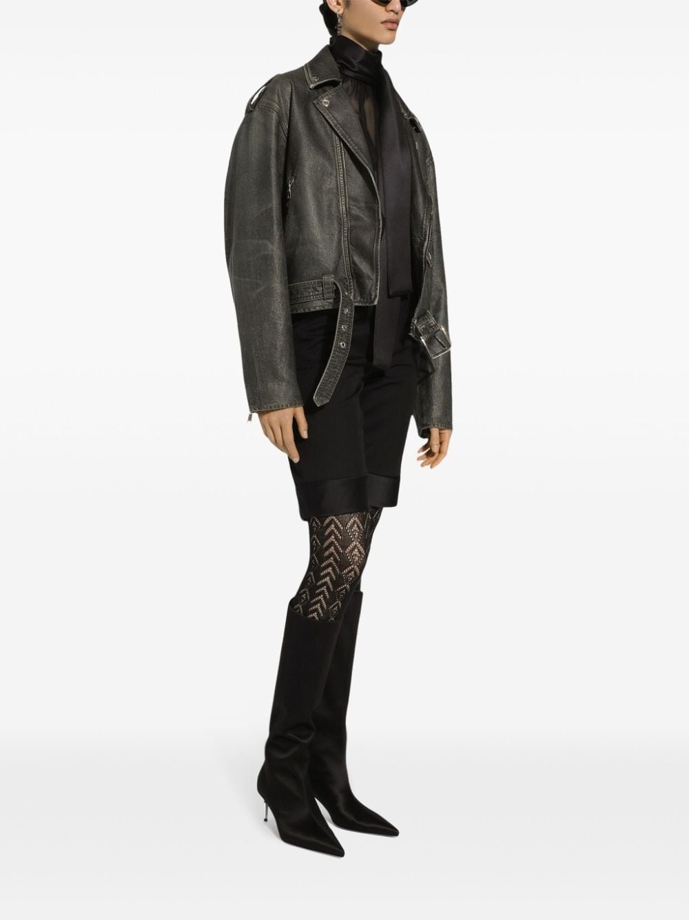 semi-sheer blouse - 3