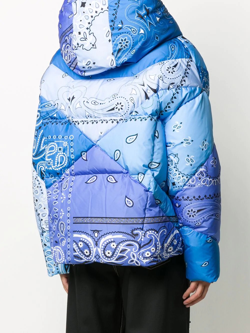 quilted paisley print jacket  - 5