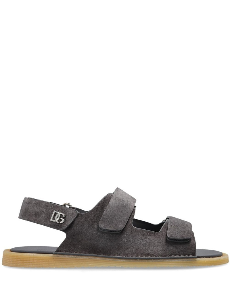 touch-strap leather sandals 1