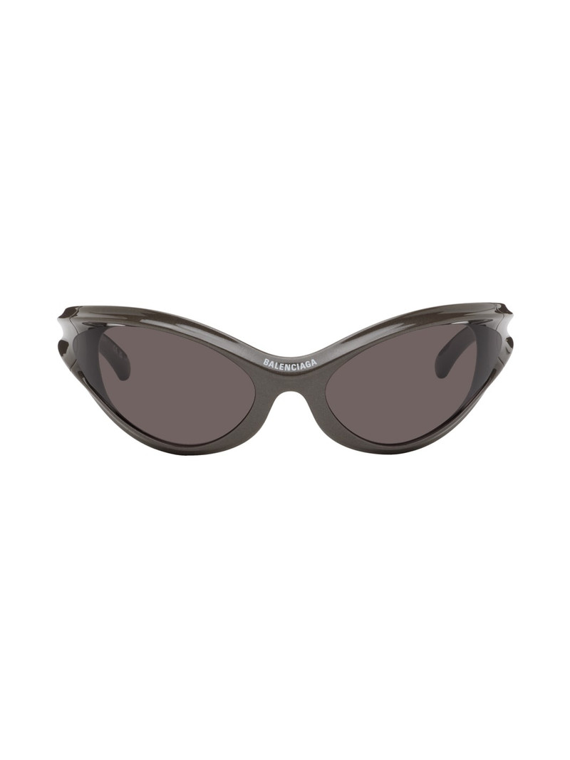 Gray Dynamo Round Sunglasses 1