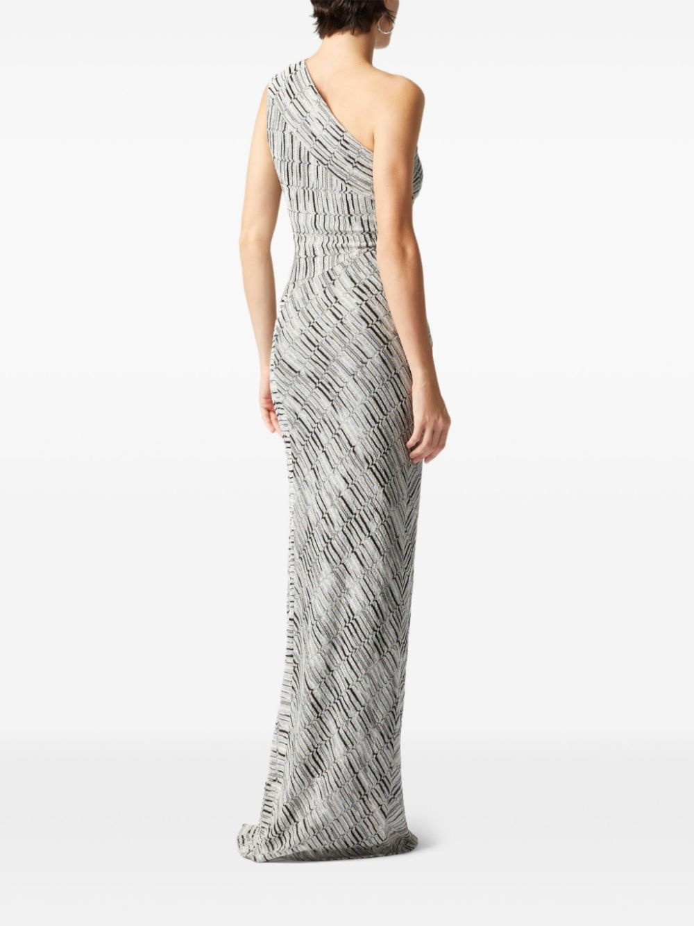 Greek-pattern maxi dress - 3