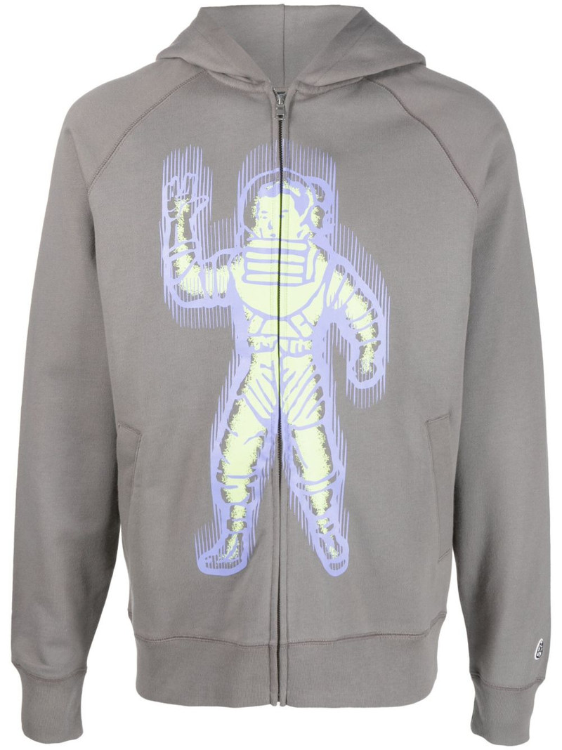 graphic-print cotton hoodie 1