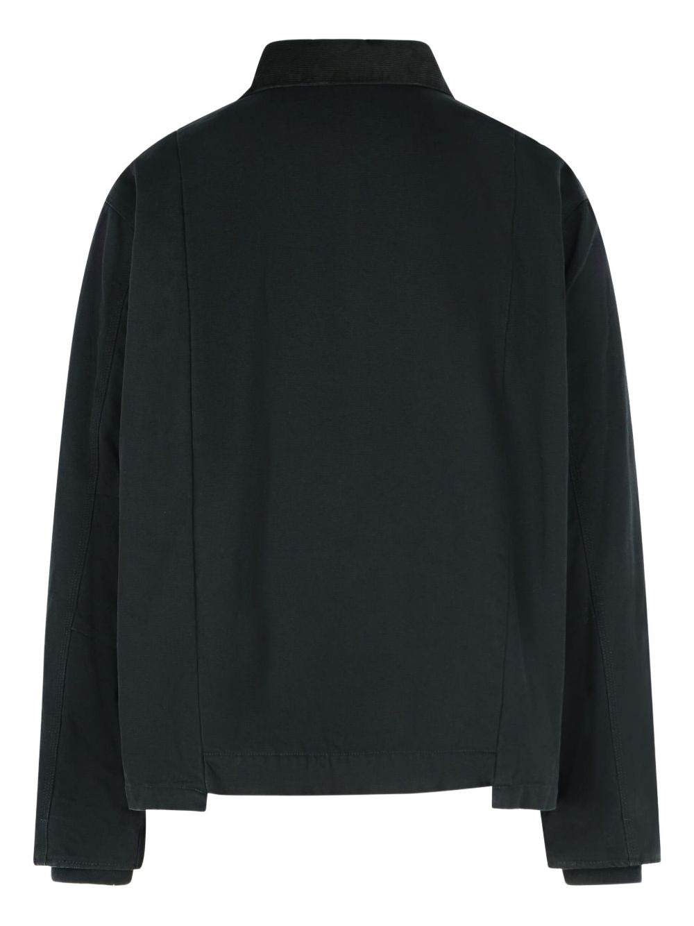 corduroy-collar jacket - 2