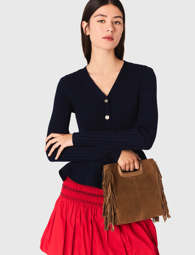 Peplum waist cardigan 5