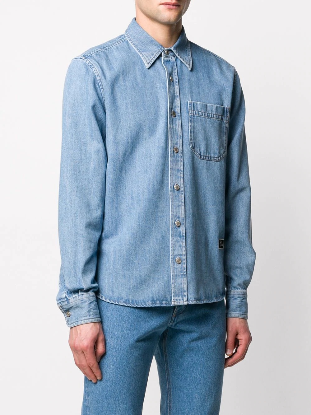 classic denim shirt - 3