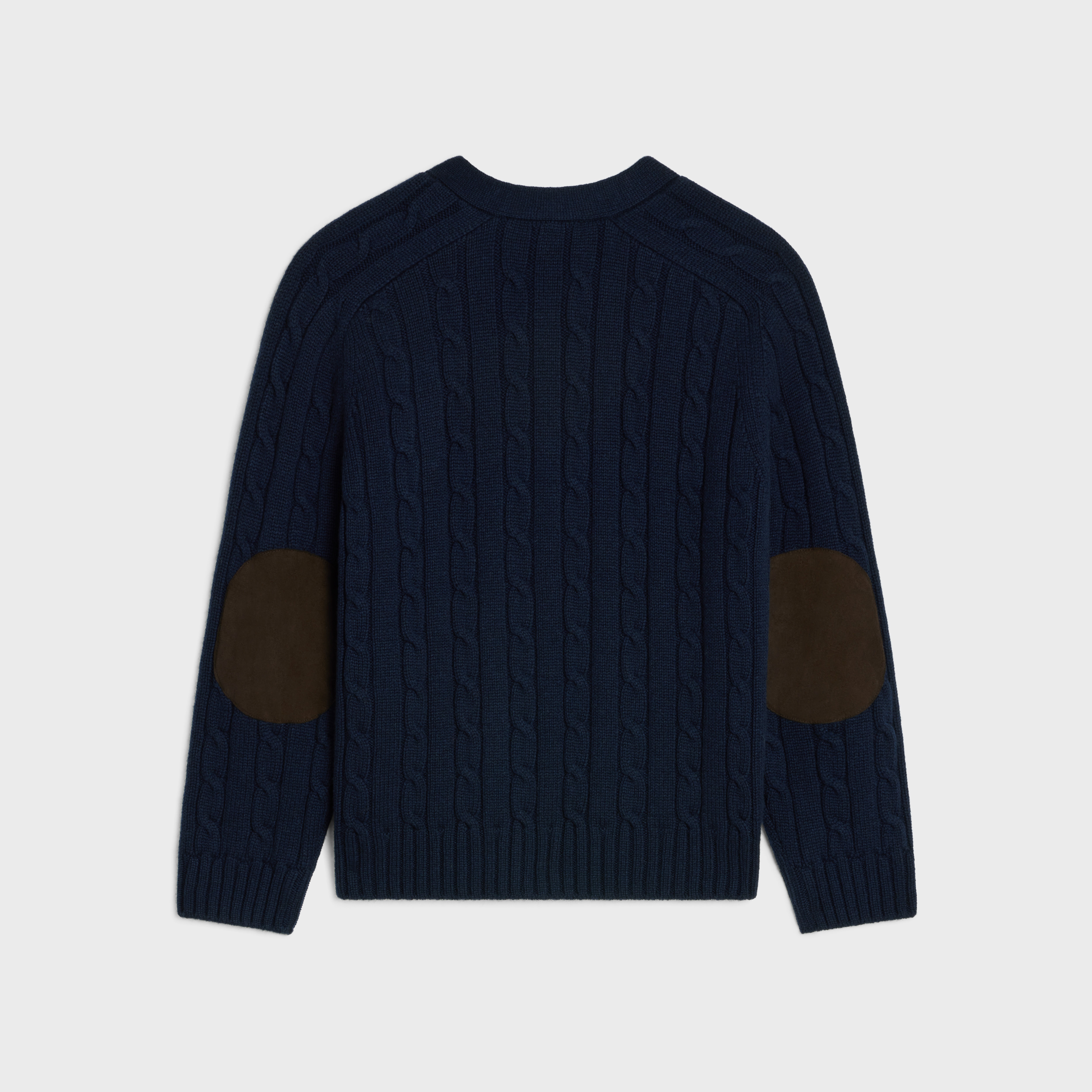 cable-knit triomphe cardigan in cashmere - 2