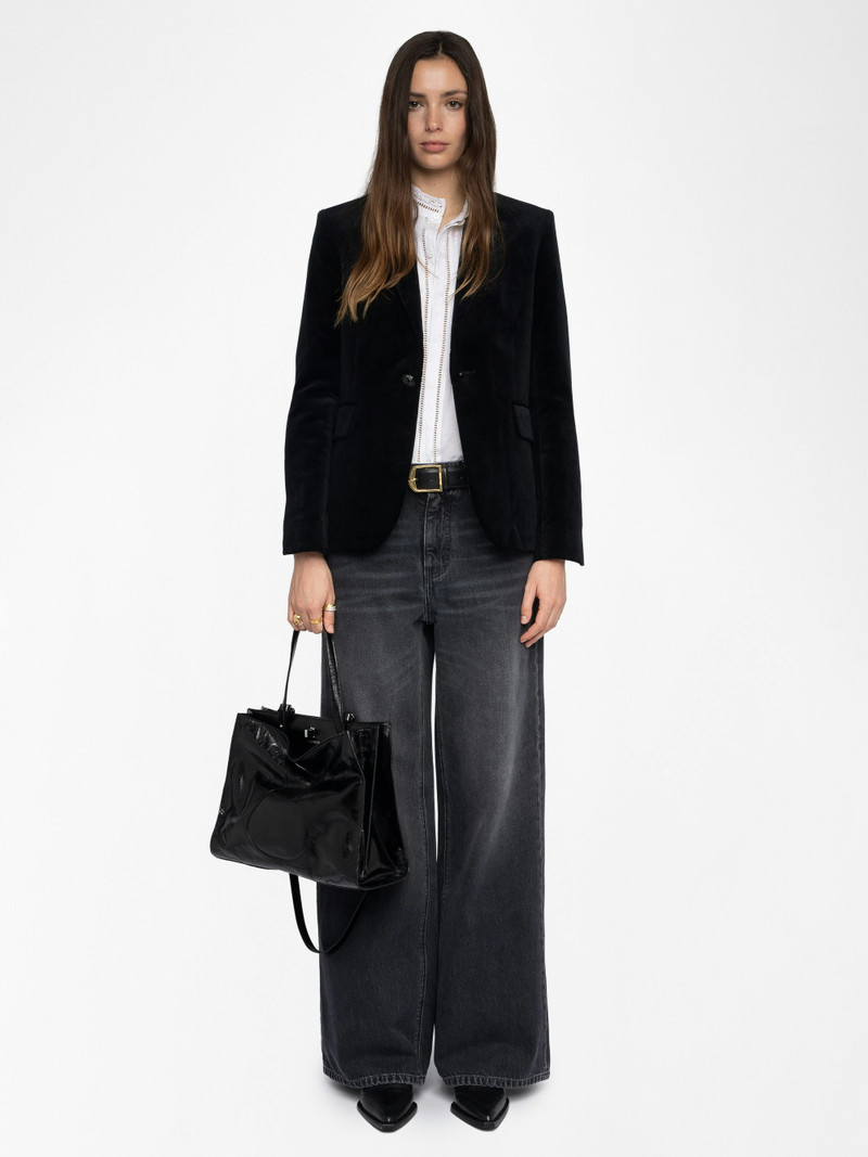Zadig & Voltaire Vavy Velvet Blazer outlook