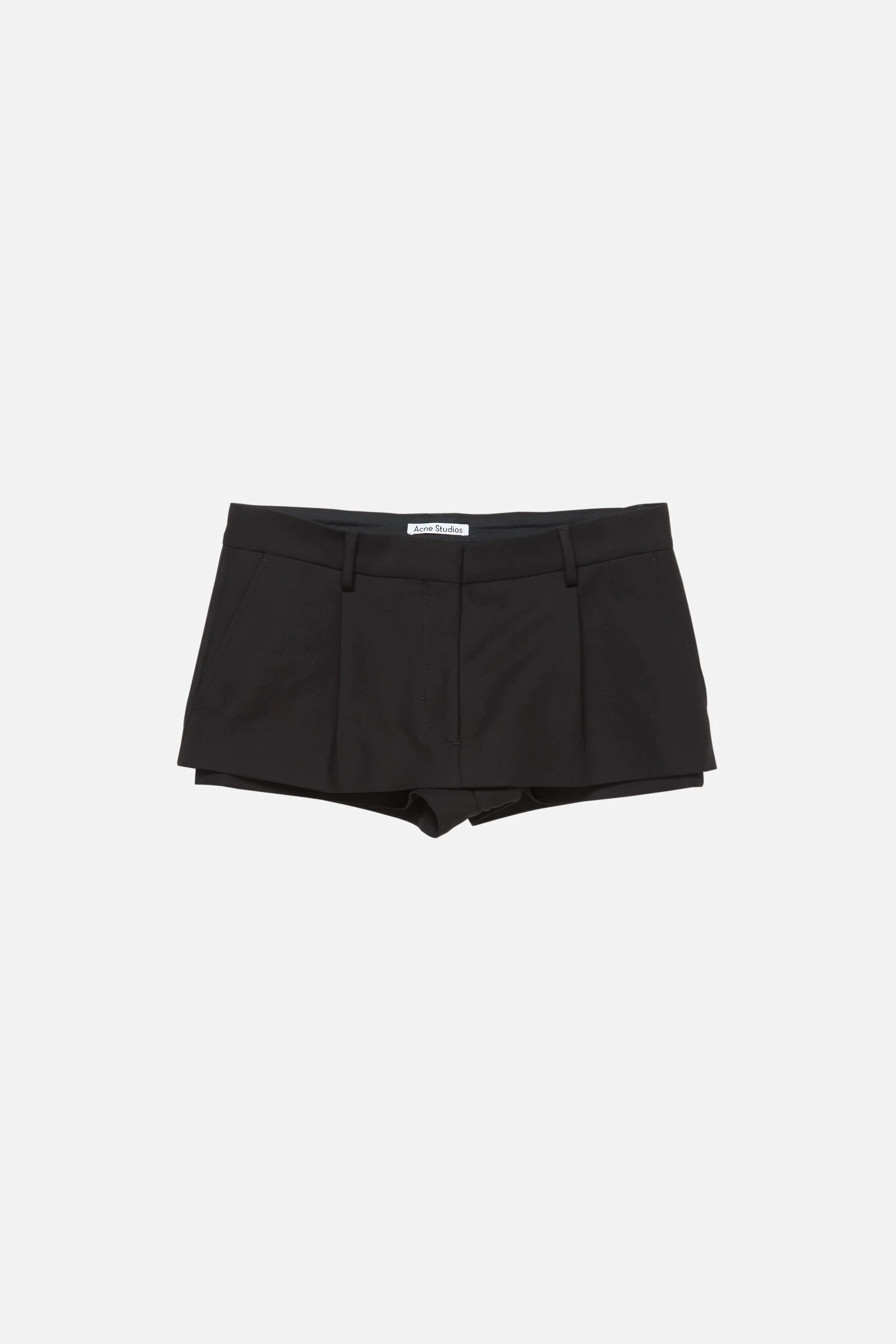 Layered miniskirt - Black - 6