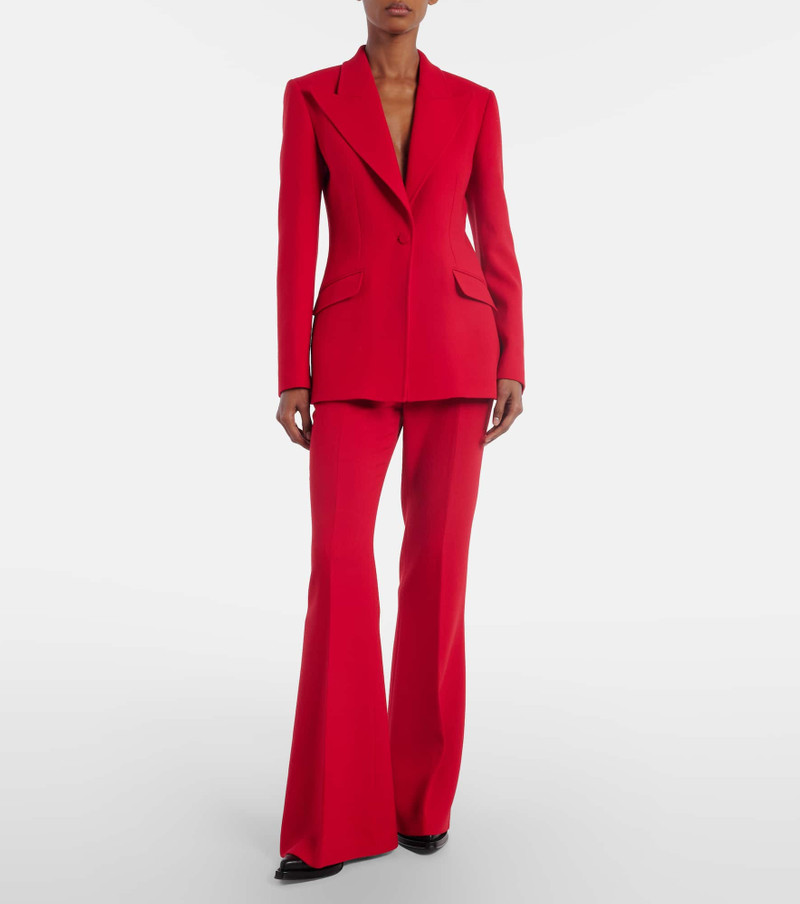 GABRIELA HEARST Rhein wool flared pants outlook
