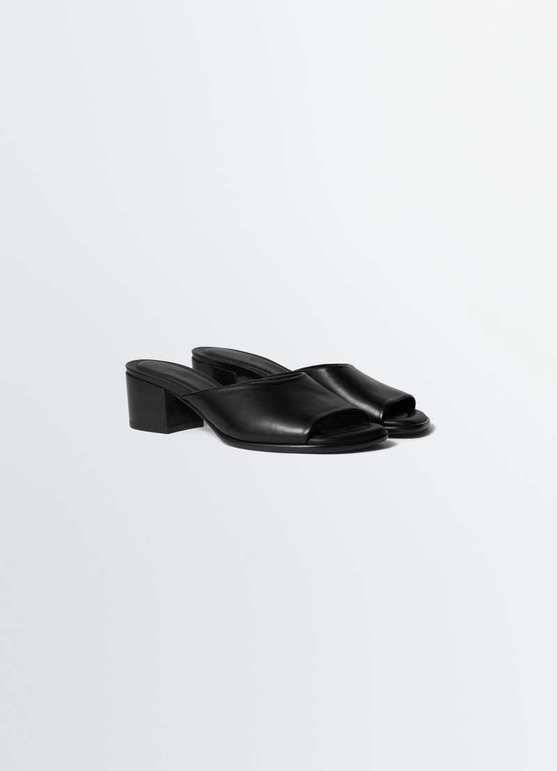Lemaire SQUARE-HEELED MULES 55 MM IN LEATHER outlook