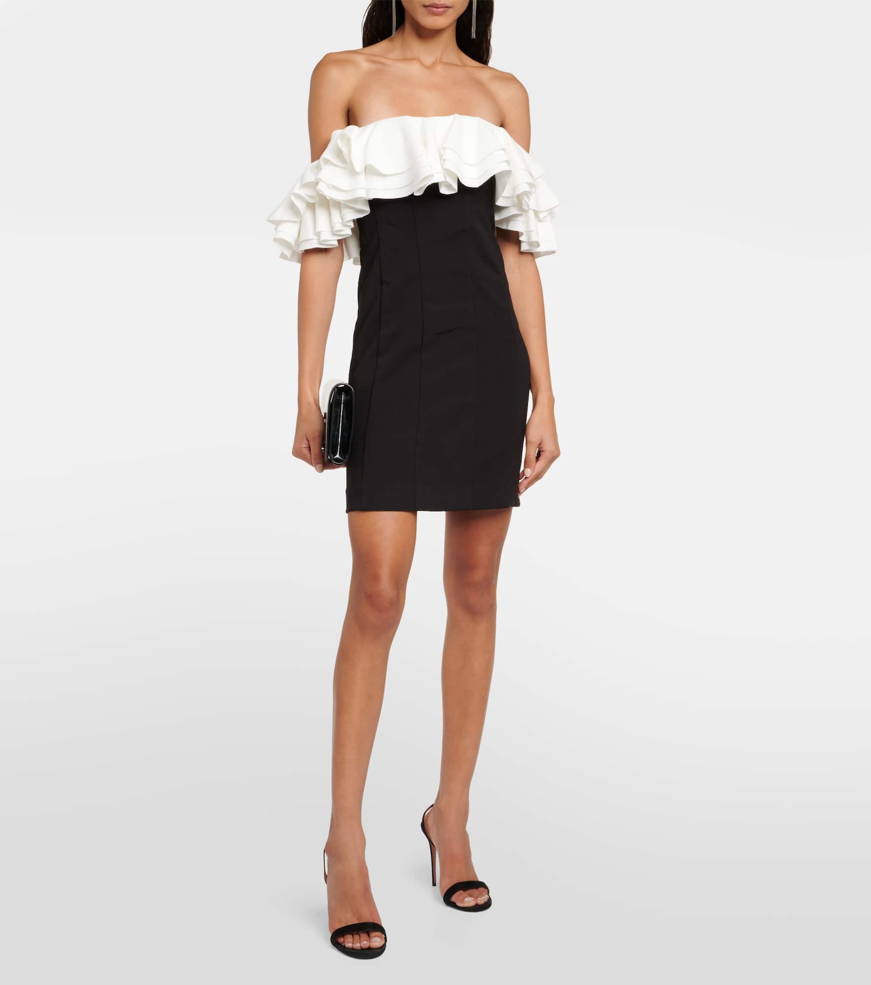 Kiara off-shoulder ruffled minidress - 2