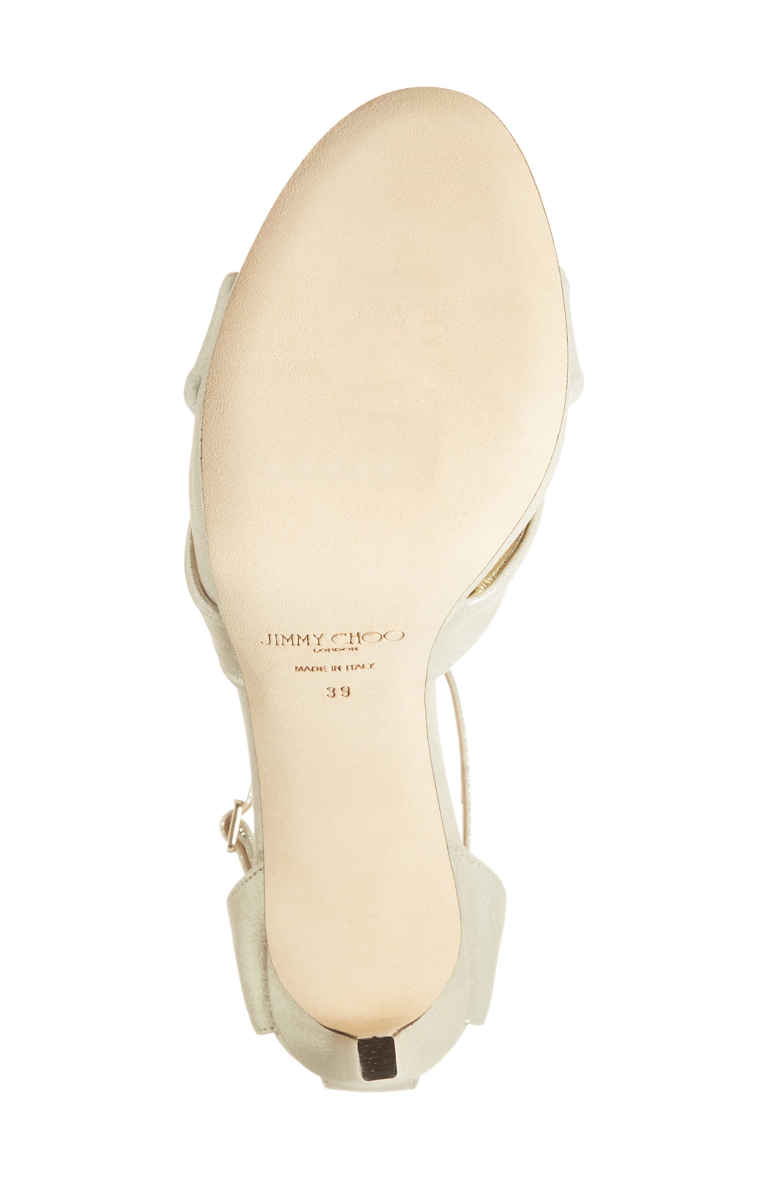 Jimmy Choo Rosie Ankle Strap Sandal in Light Soft Gold at Nordstrom - 6