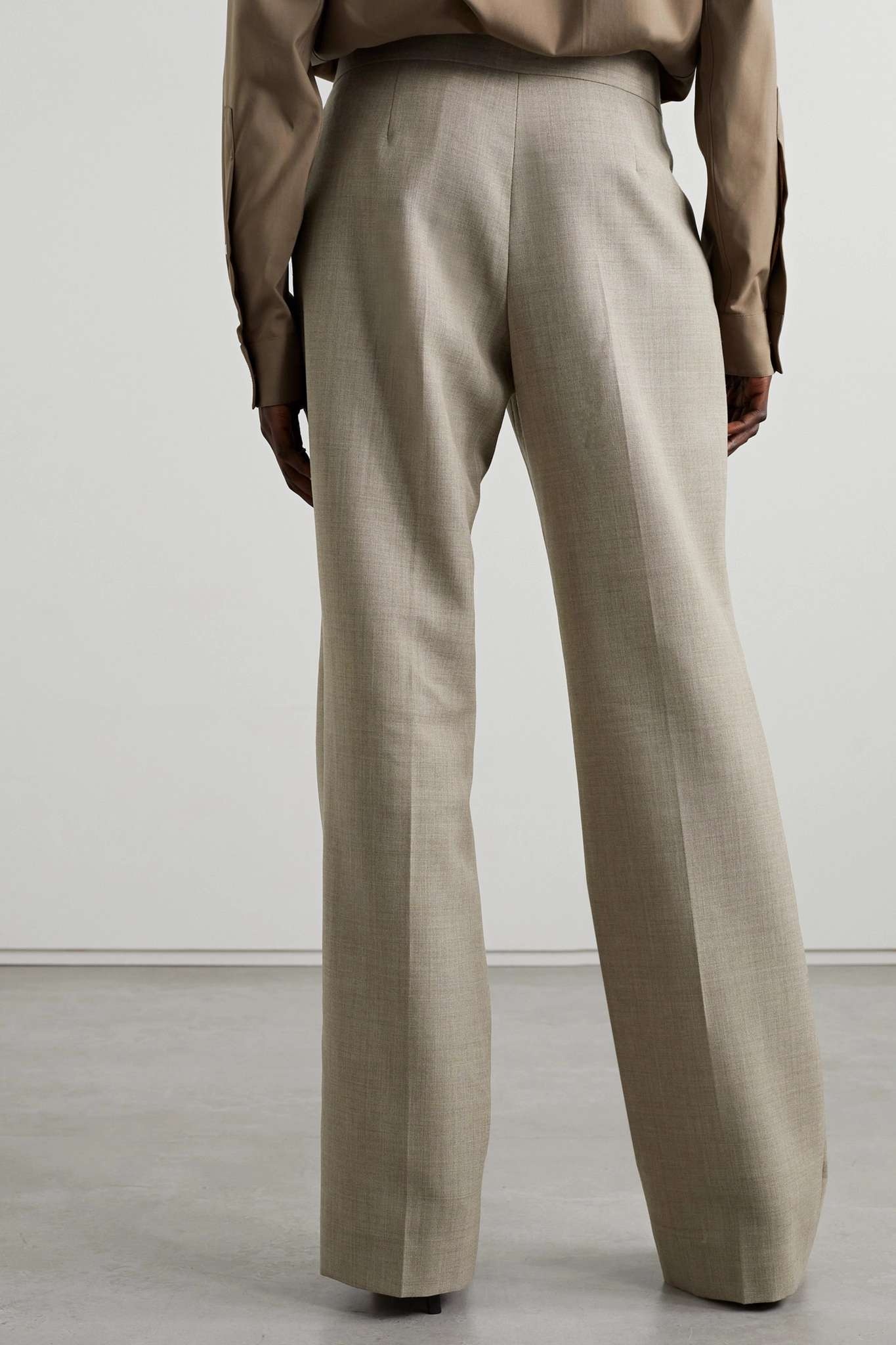 Baer wool straight-leg pants - 3