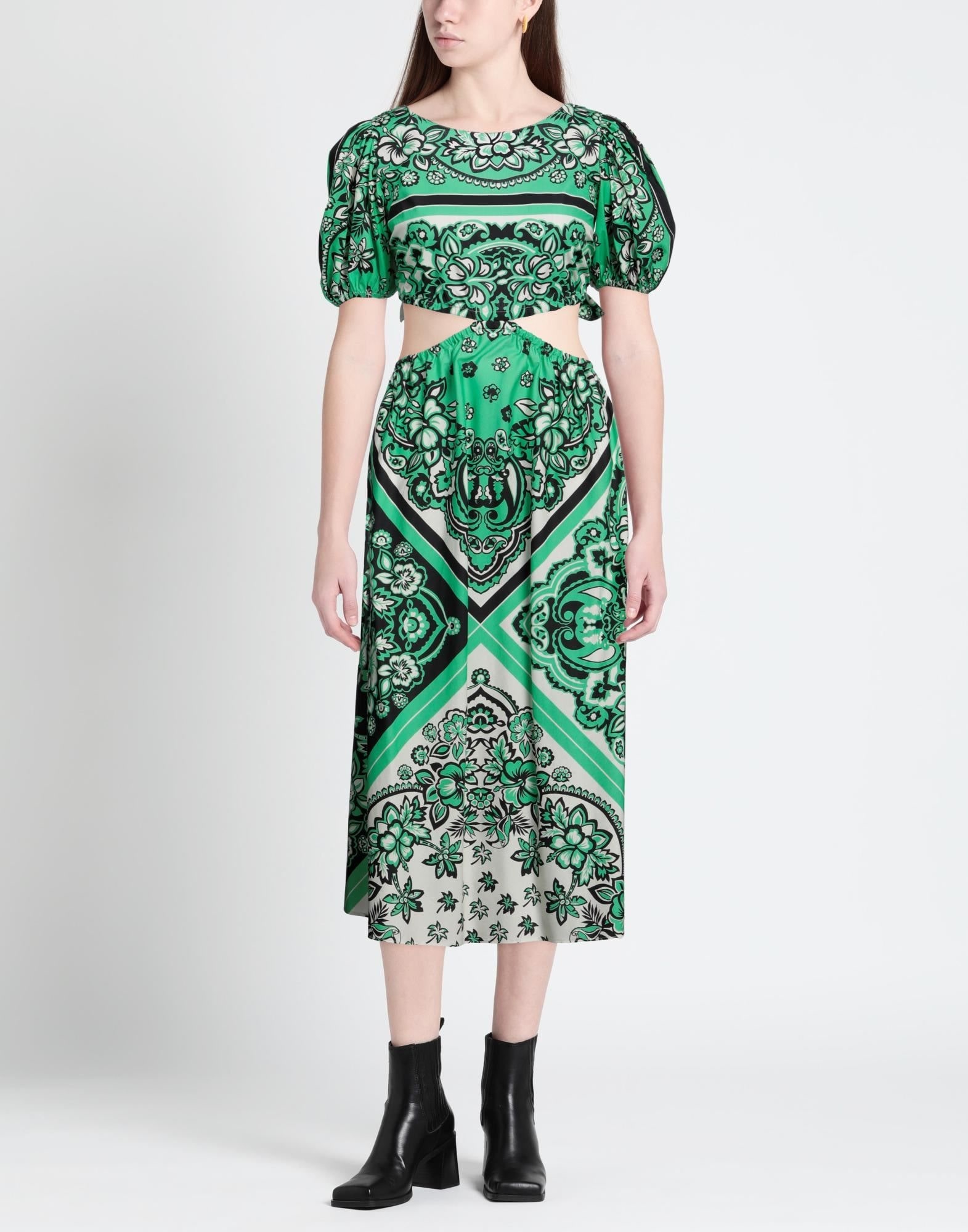 Green Women's Midi Dress - 3