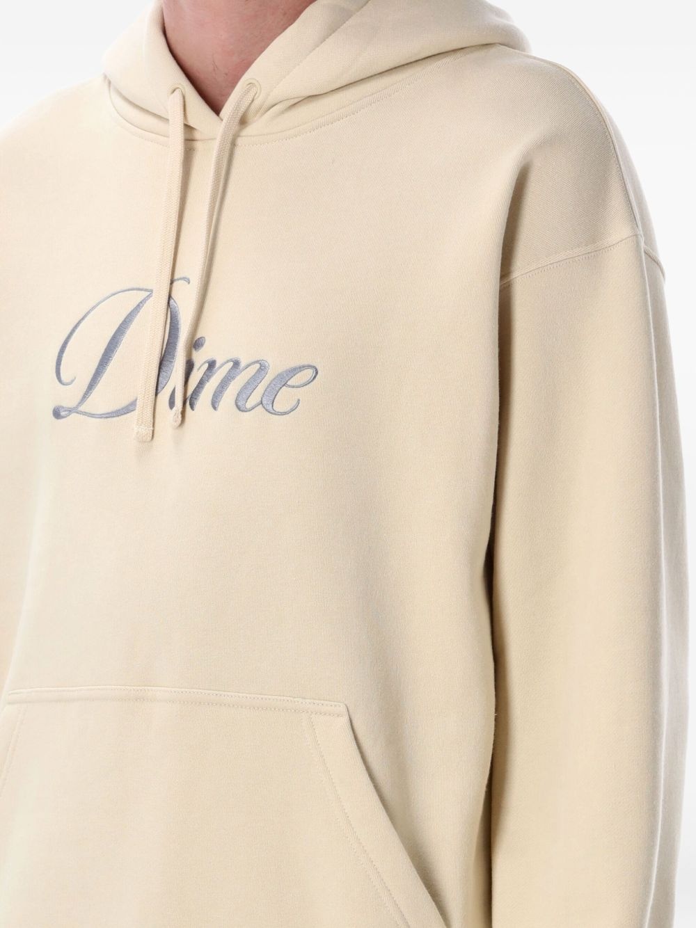 Cursive-logo hoodie - 3