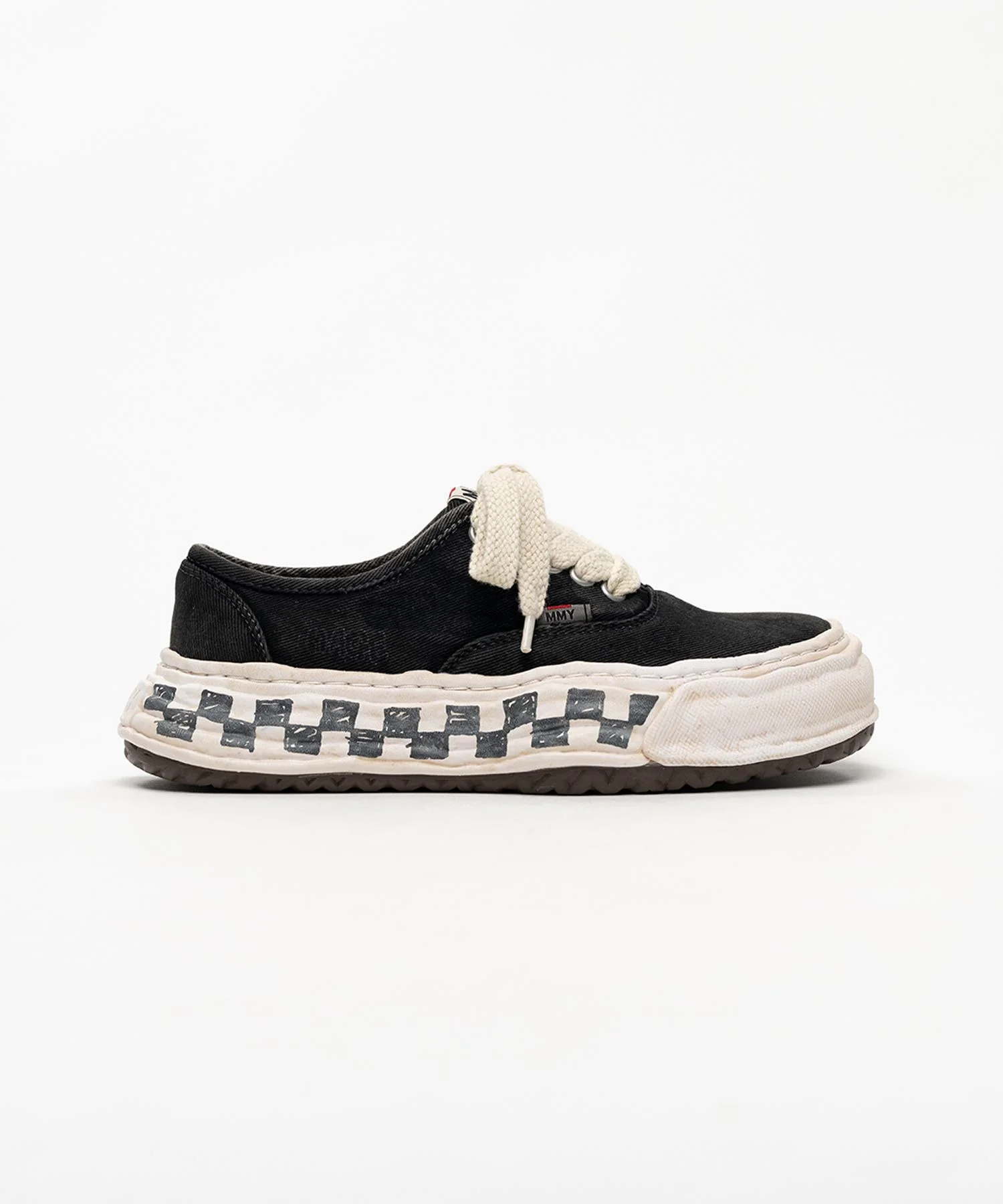 "BAKER 26" OG Graffiti Check Sole Canvas Low-top Sneakers - 1