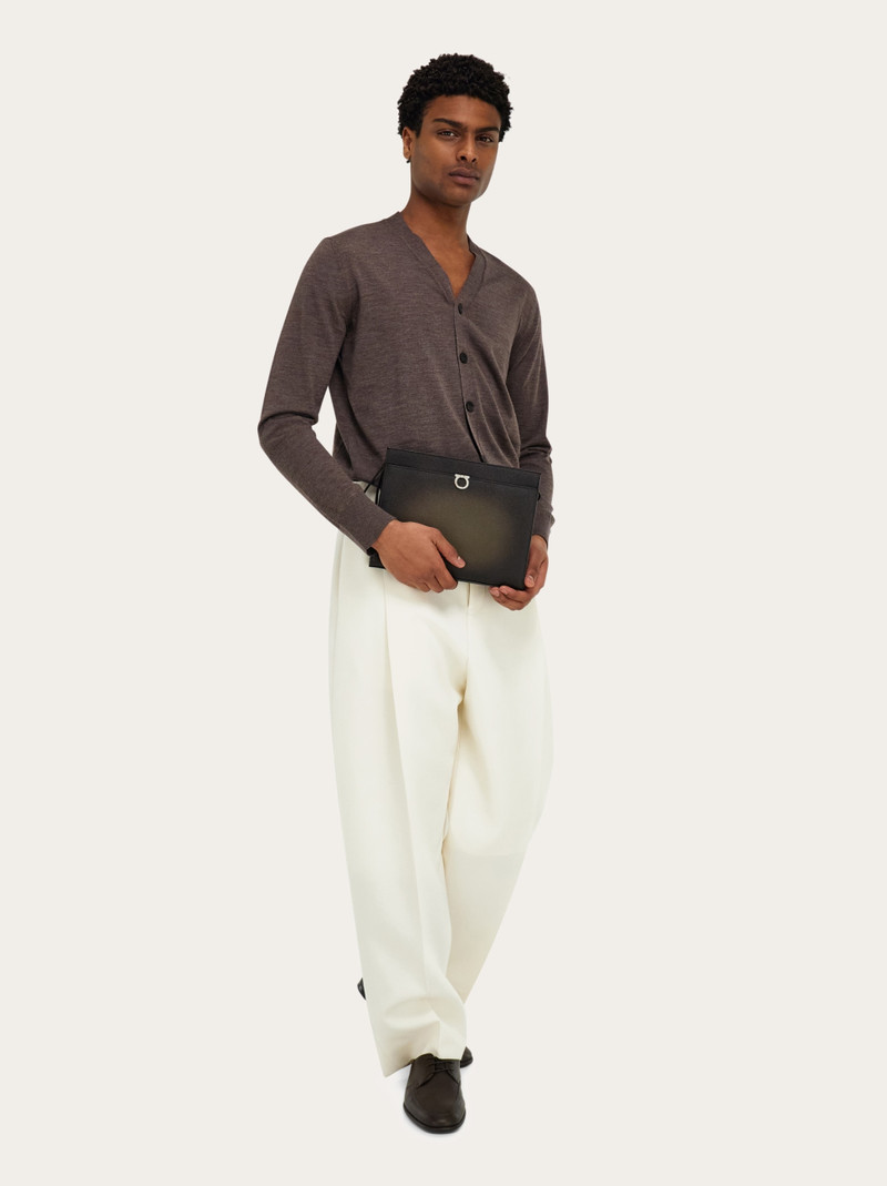 FERRAGAMO Gancini pouch outlook