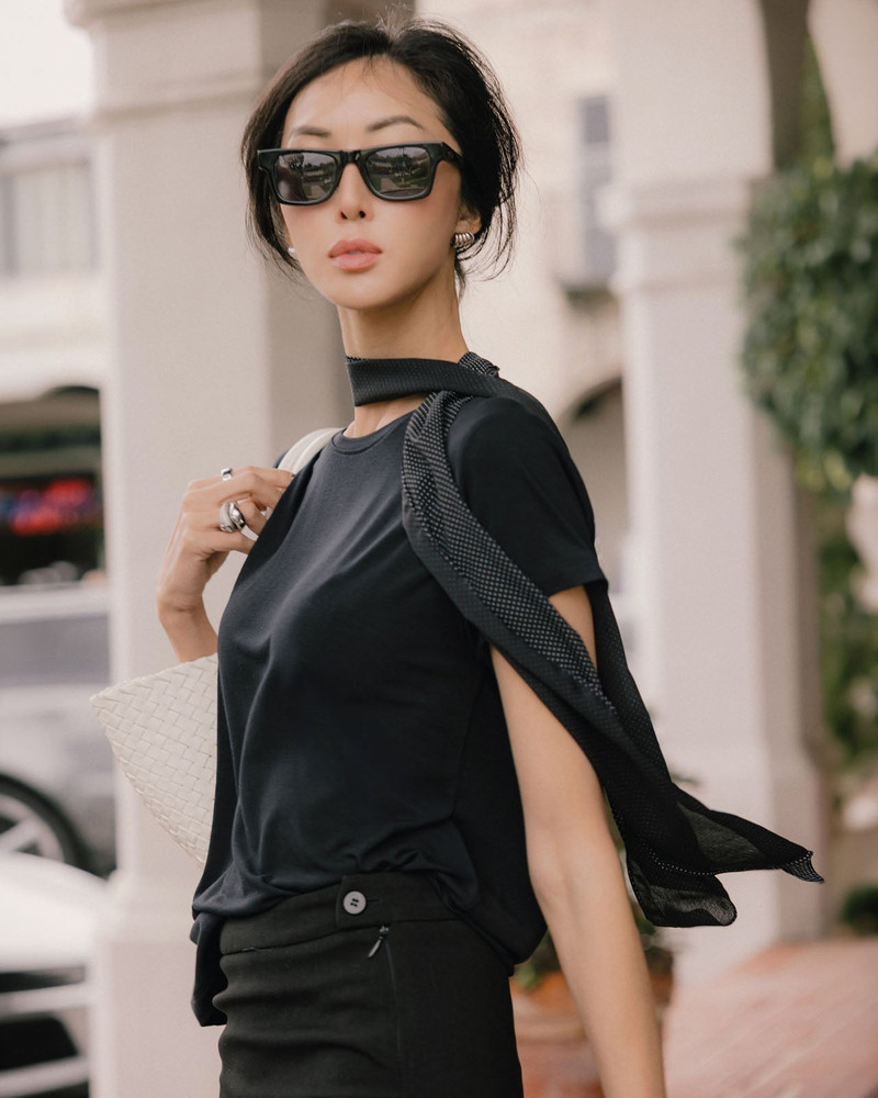 Splendid x @Chrisellelim: The Chriselle Tee & Scarf Set 1
