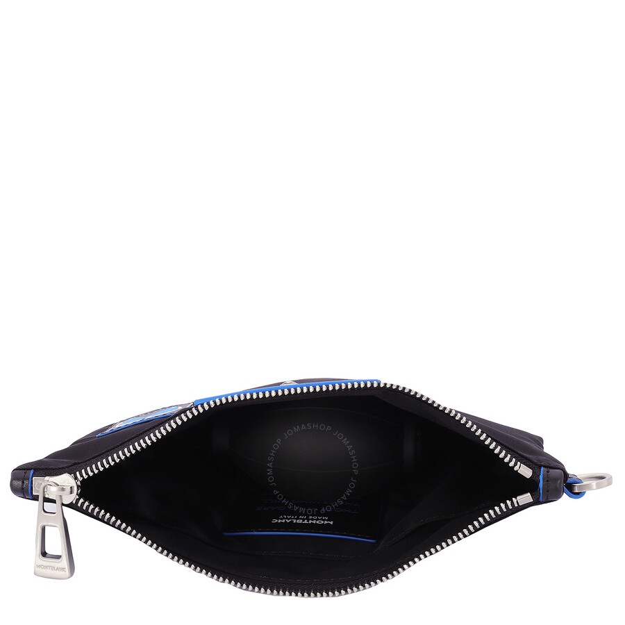 Montblanc Black Blue Nylon Spirit Small Pouch - 5