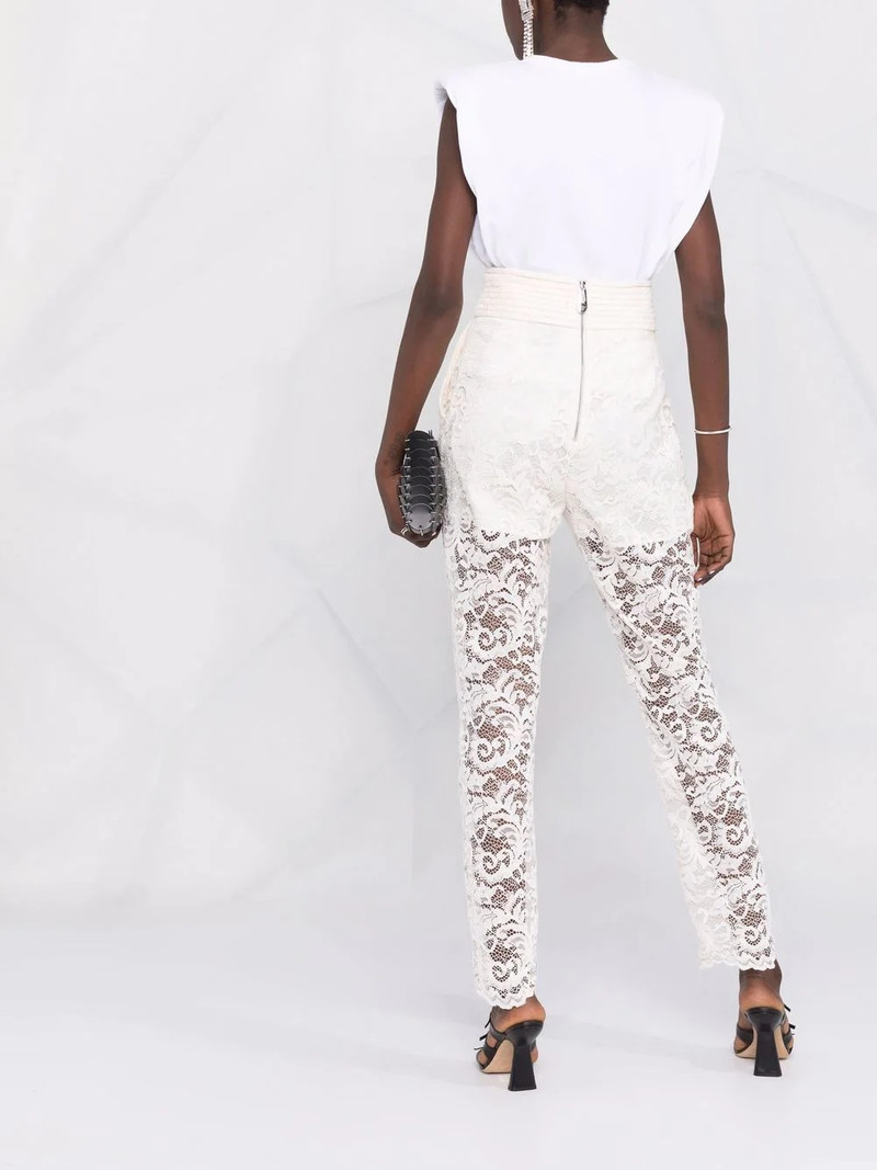 straight-leg lace trousers 4